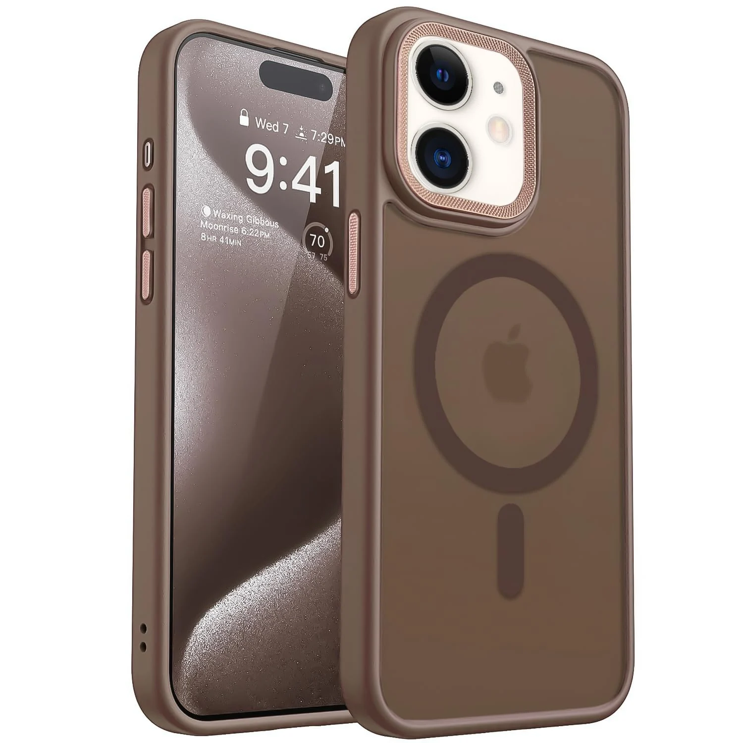 Dl3 Mobilak Case for iphone 11 (6.1 inch) Case Magnetic Translucent Matte Phone Cases [Compatible with MagSafe] Thin Slim Fit Shockproof Bumper Protective Cover for Women Men Girls (Gray)
