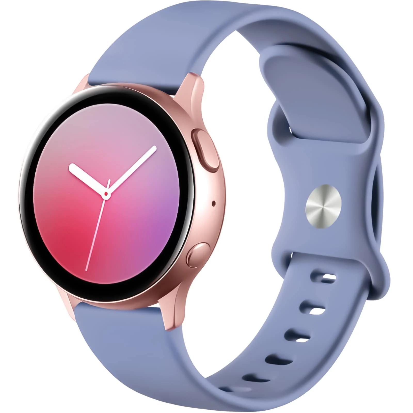 DL3 Mobilak Silicone Band 22MM Strap For Samsung Galaxy Watch 3 45mm/Watch 46mm/Gear S3/For Huawei watch GT4 GT3 46MM/Watch 3&4/3&4 Pro/GT2E/GT2 Pro/GT GT2 46MM/Amazfit GTR 4/3/3 Pro/2/2e - Blue Gray