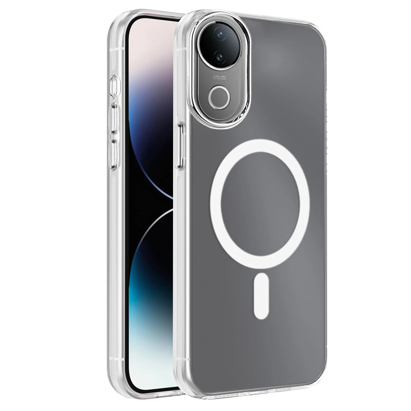 DL3 Mobilak Case For vivo V50 5G / vivo V50e 5G Case Crystal [Not Compatible with MagSafe] Soft TPU Gel Case Flexible Silicone Anti-Scratch TPU Cover - Clear