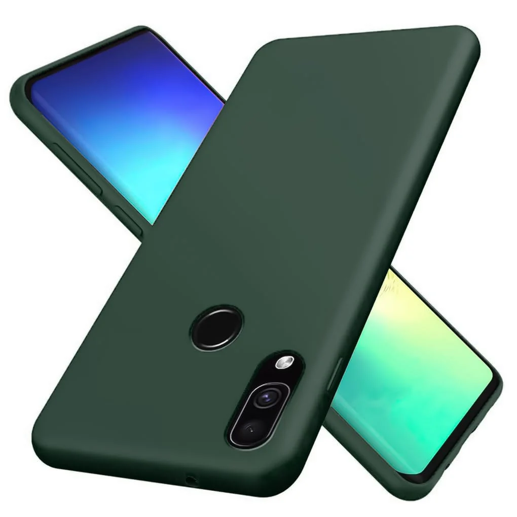 DL3 Mobilak Silicone Protective Case for Huawei nova 3i, Shock-absorbing protection, Scratch-resistant surface, Soft microfiber lining - Green