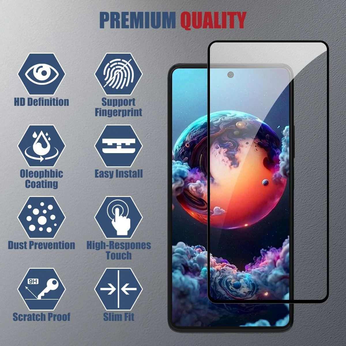 DL3 Mobilak for OPPO A3 / OPPO A3x Tempered Glass Screen Protector, 9H Hardness Anti-Scratch Tempered Glass flim, Case Friendly, Anti-Scratch - Clear