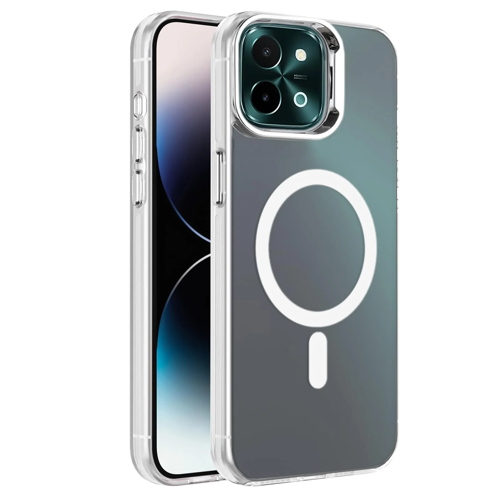 DL3 Mobilak Case For vivo Y28 4G Case Crystal [Not Compatible with MagSafe] Soft TPU Gel Case Flexible Silicone Anti-Scratch TPU Cover - Clear