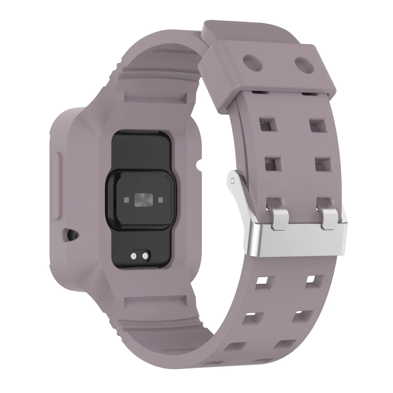 DL3 Mobilak Replacement Wrist Band Compatible with Xiaomi Redmi Watch 2 Lite/Mi Watch Lite/Poco Watch/Redmi Watch 2/Horloge 2, Adjustable Soft Silicone Wrist Strap with Cover - Roland Purple
