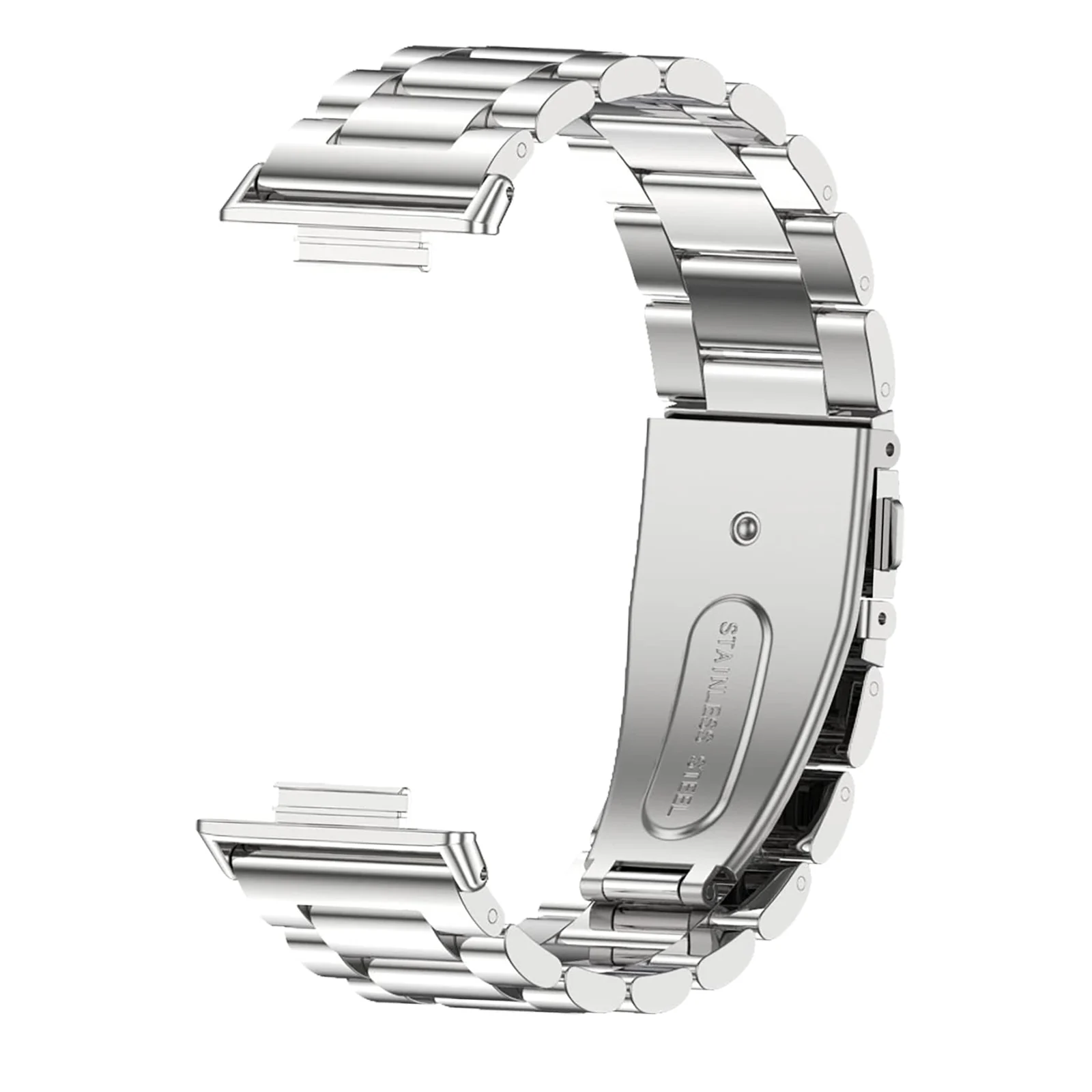 DL3 Mobilak Metal Strap Compatible with Huawei Watch Fit 2 Stainless Steel Watchband Smartwatch Accessories for Huawei Watch Fit 2 & Watch Fit 2 Elegant & Watch Fit 2 Active Straps - Black