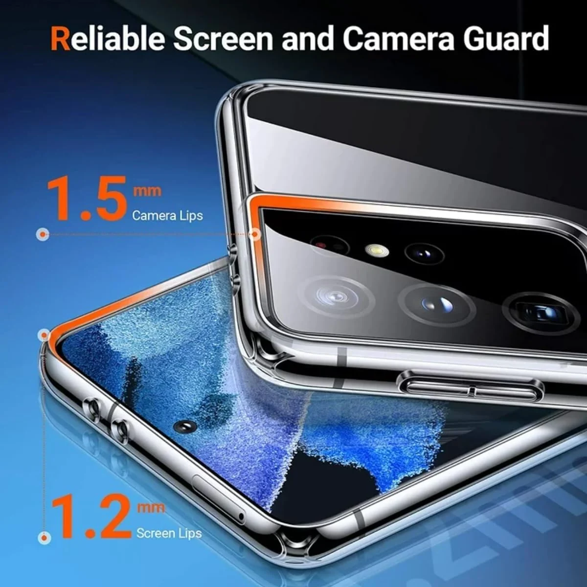 DL3 Mobilak for Samsung Galaxy S21 Ultra Case [Compatible with MagSafe] [Strong Magnet] [Non-Yellowing] Magnetic Slim Thin Bumper Phone Cover, Lightweight, and Durable - Clear