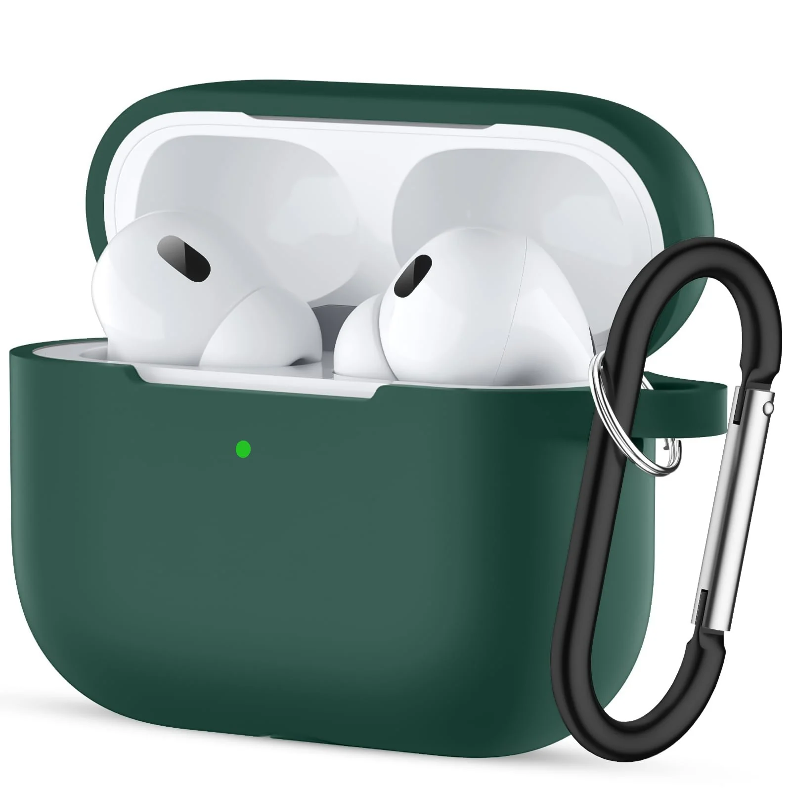 DL3 Mobilak AirPods Pro Case Cover, Silicone Protective Charging Case Skin with Keychain Compatible with Apple AirPods Pro Case for Women Men, Wireless Charging, Front LED Visible