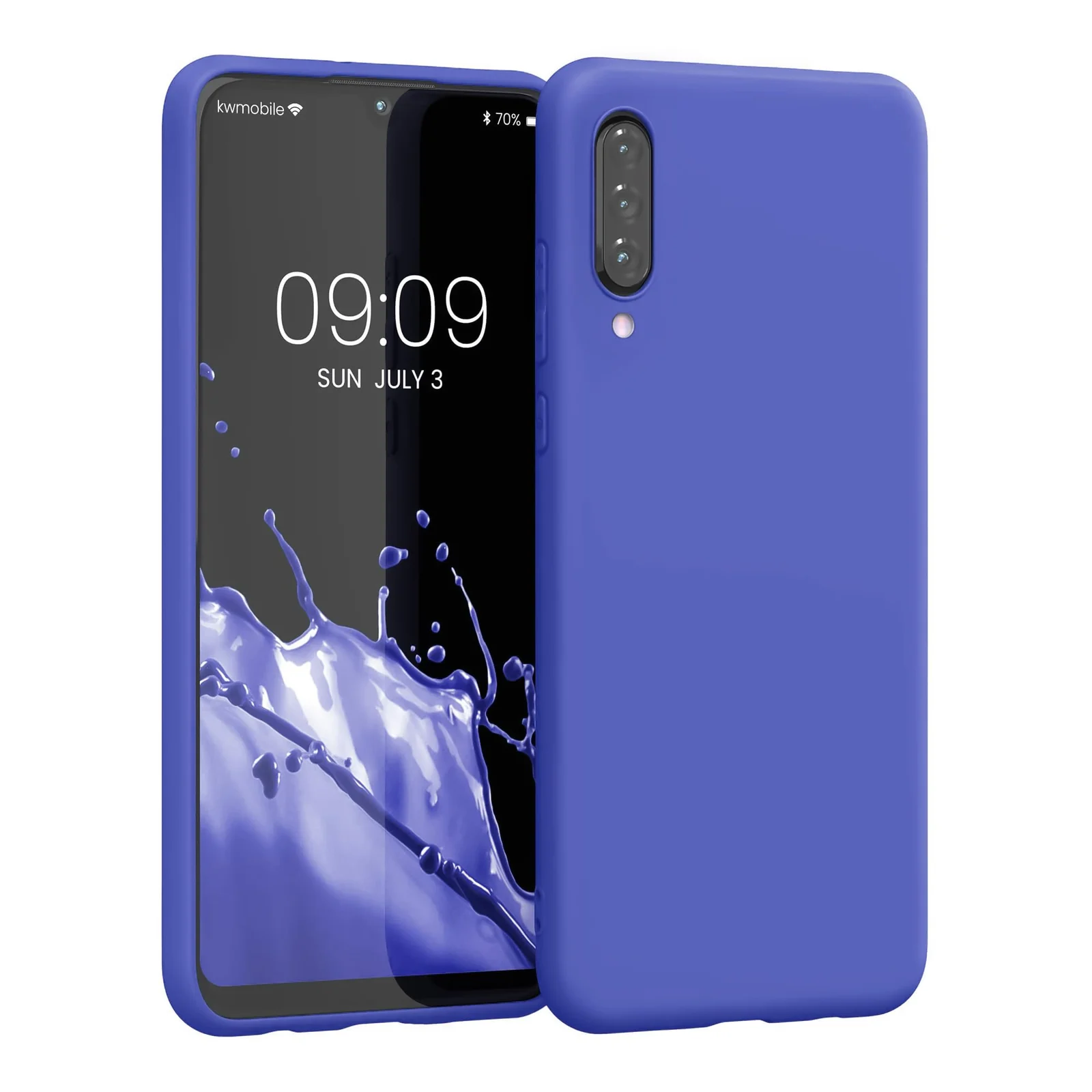 DL3 Mobilak Silicone Protective Case for Huawei Y9S / Honor 9X Pro / P Smart Pro 2019, Shock-absorbing protection, Scratch-resistant surface, Soft microfiber lining - Light Blue