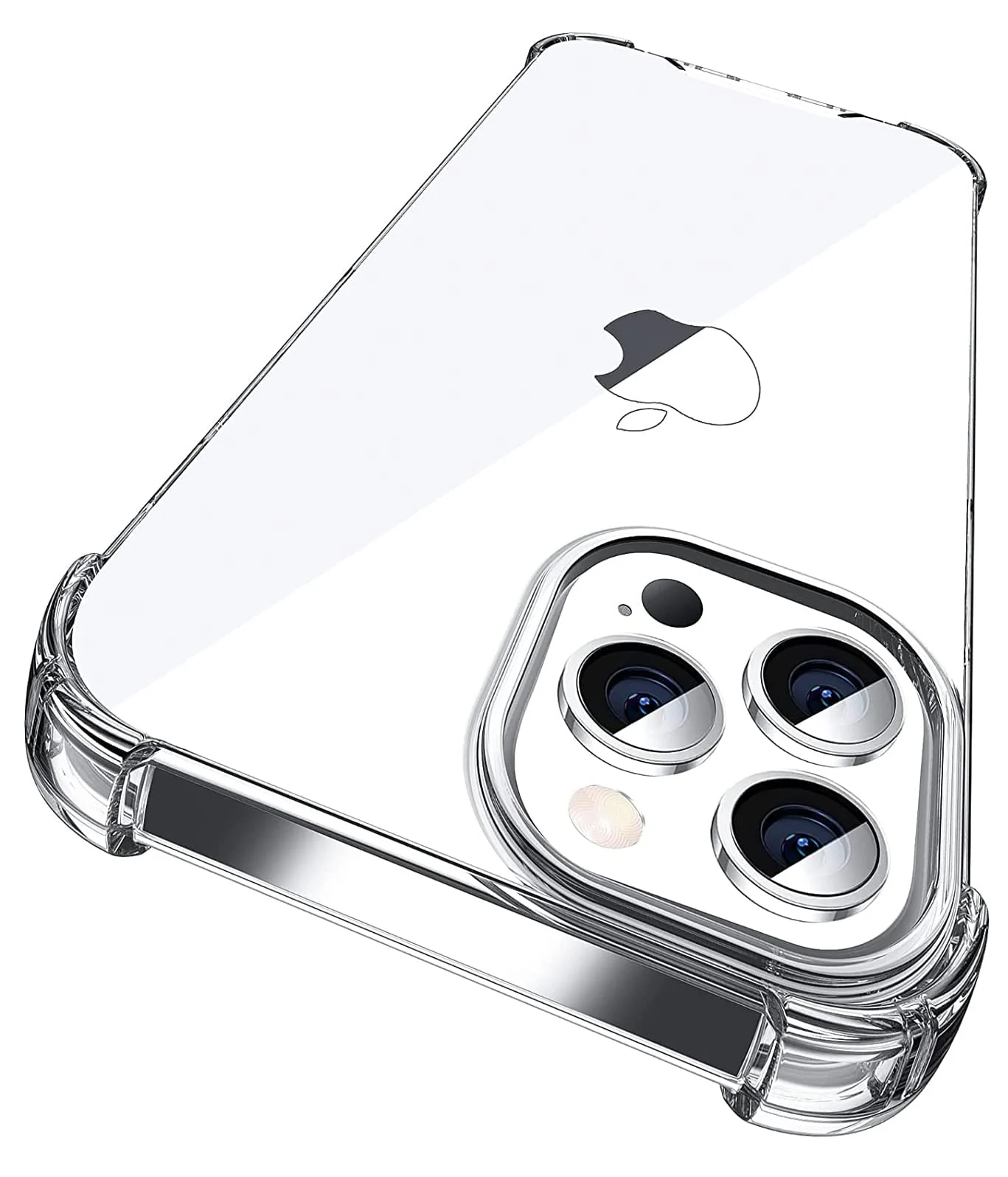 DL3 Mobilak Clear TPU Case for iPhone 12 Pro Max, Camera protection, Shock-absorbing protection, Non-slip grip - Clear