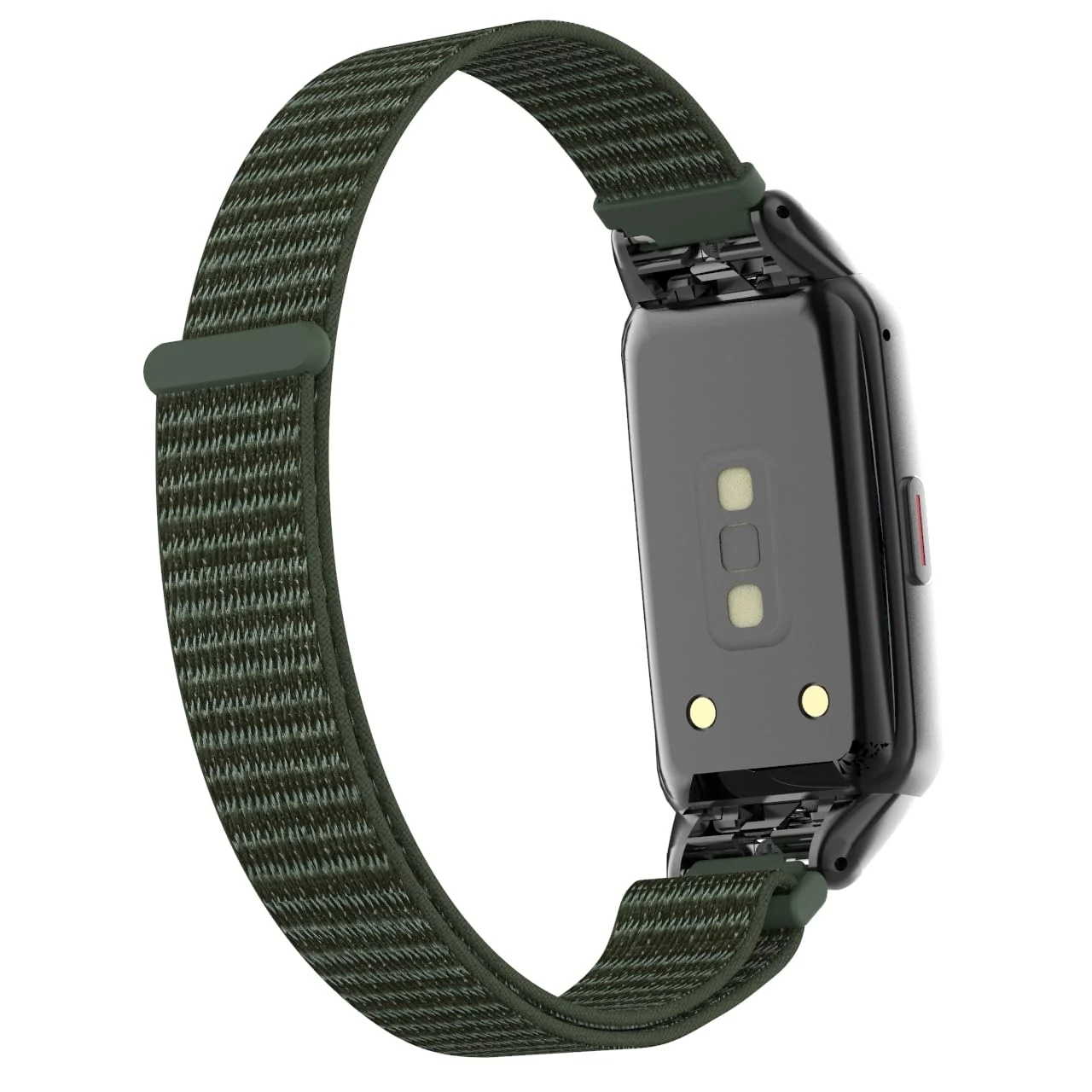 DL3 Mobilak Nylon Band for Honor Band 6/Huawei Band 6 Pro/Huawei Band 6, Nylon Watch Strap Sport Wristband Soft Replacement Watch Strap Adjusable Wrist for Women Men - Green