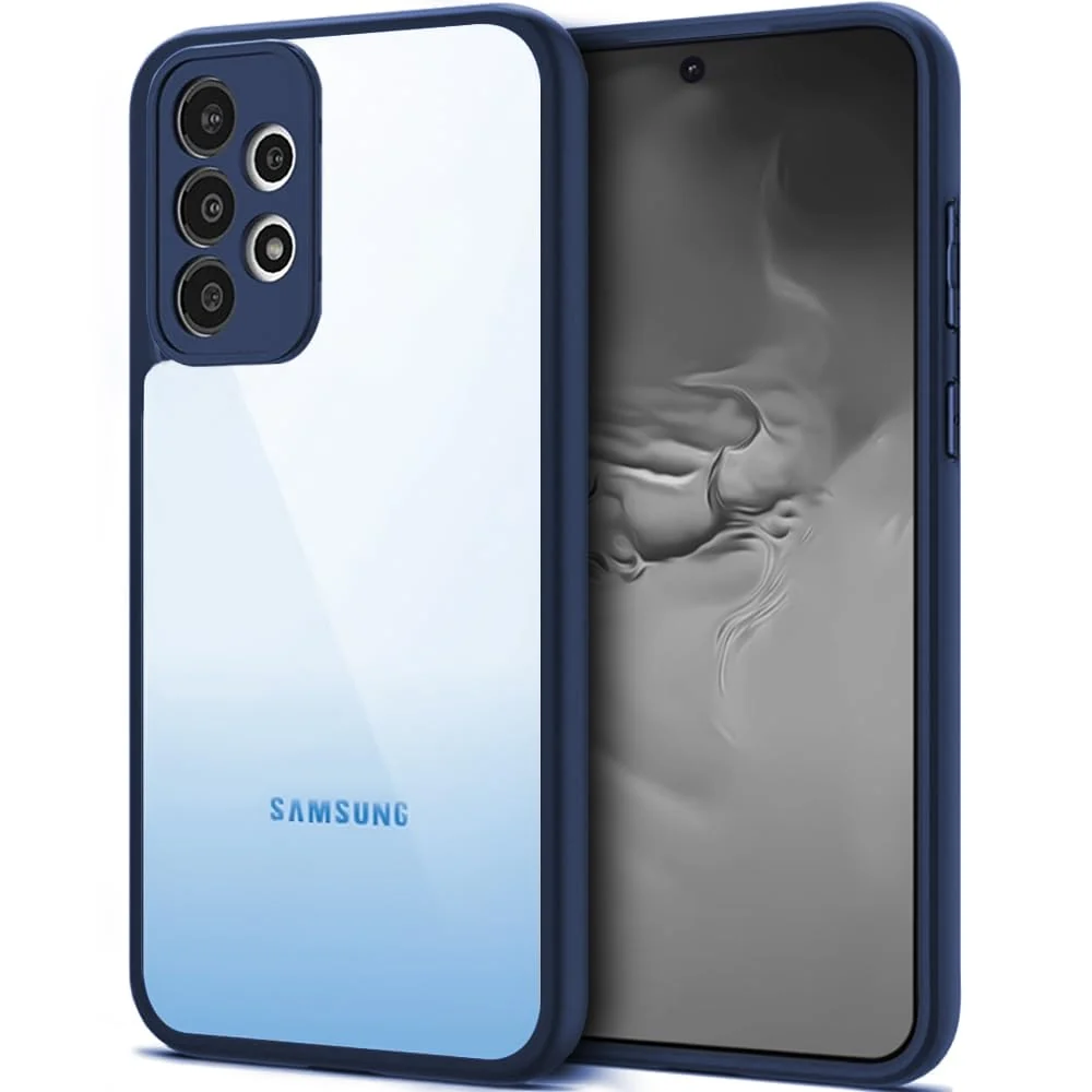 DL3 Mobilak Clear Protective Case for Samsung Galaxy A23 - Blue