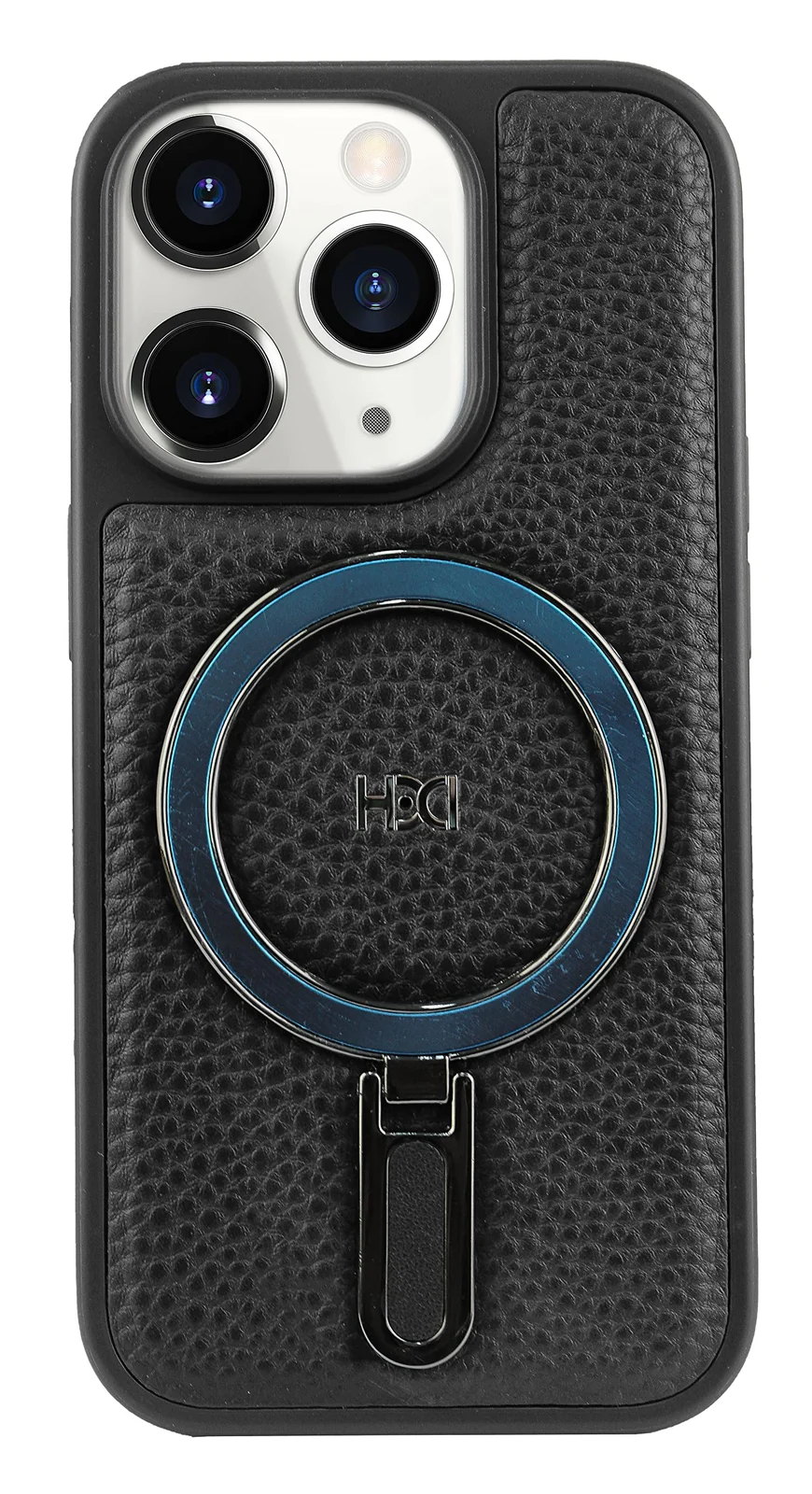 DL3 Mobilak Leather Protective Case for Apple iPhone 14 Pro (6.1 Inch) [Compatible with, Compatible with MagSafe accessories, Shock-absorbing protection, Slim, lightweight profile - Black