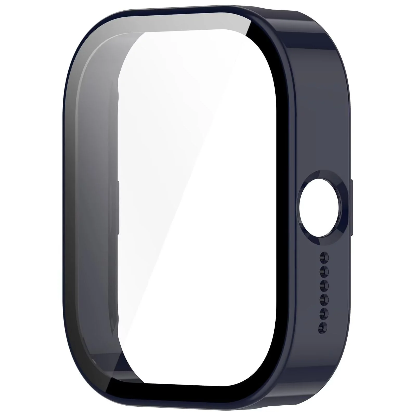 DL3 Mobilak Case Compatible with CMF by Nothing Watch Pro, Full Coverage Slim Hard Case Protective Bumper Built-in Tempered Glass Screen Protector Shell for CMF by Nothing Watch Pro - Blue