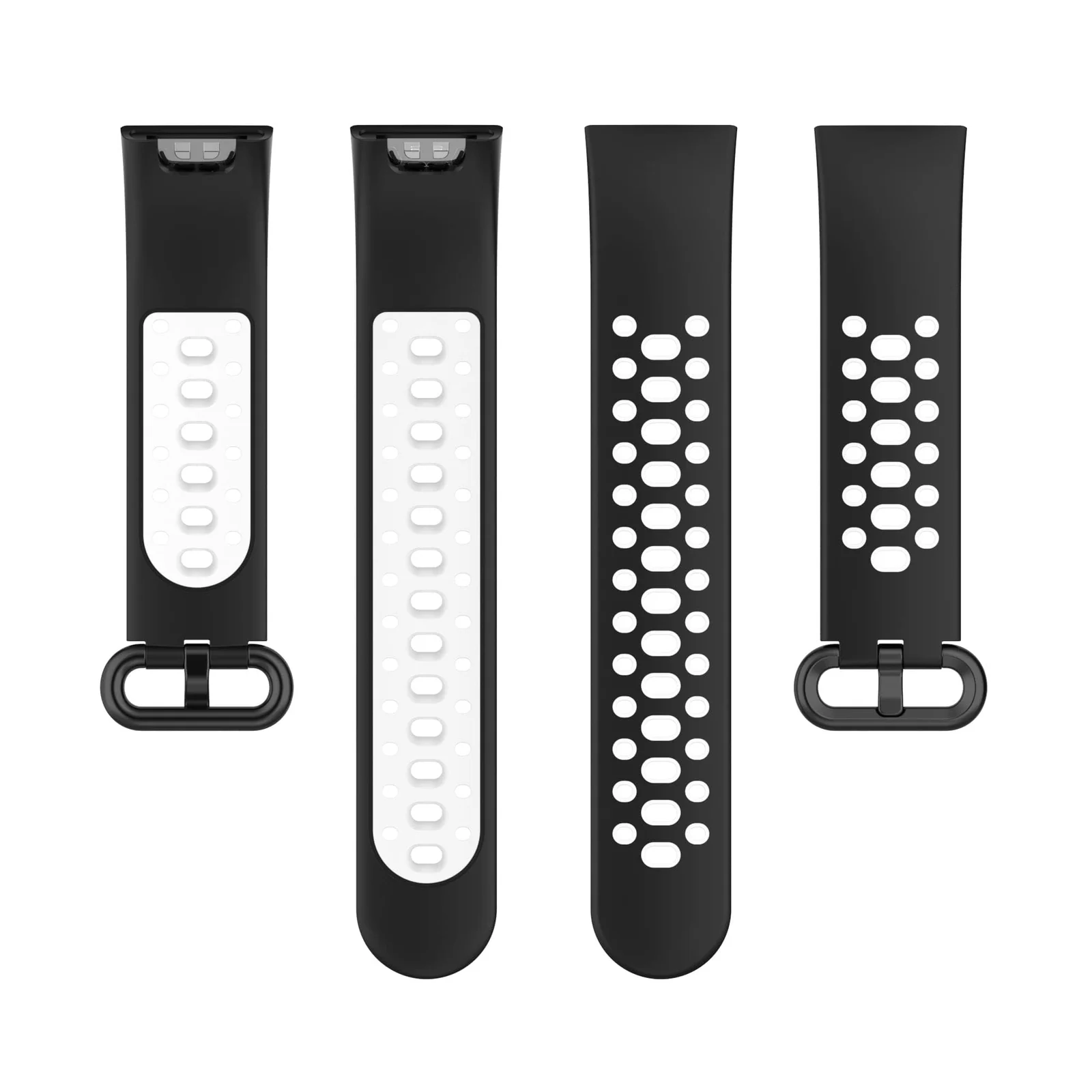DL3 Mobilak Strap Compatible with Xiaomi Redmi Watch 2 Lite/Poco Watch/Redmi Watch 2 / Horloge 2 Soft Replacement Sport Silicone Strap - Black