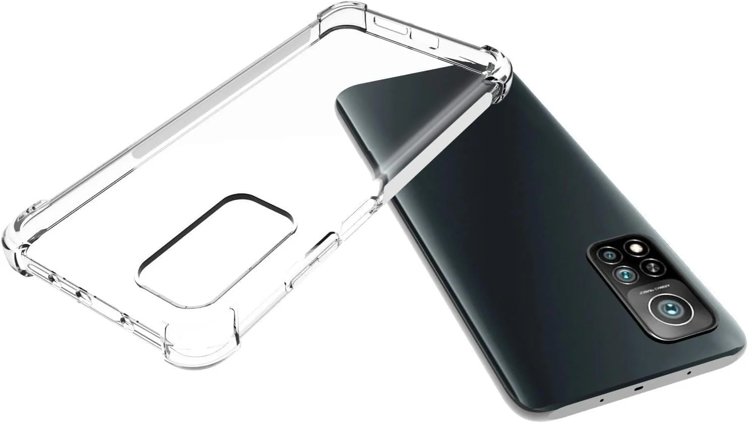 DL3 Mobilak Clear TPU Case for Xiaomi Mi 10T / Mi10T Pro 5G, Camera protection, Shock-absorbing protection, Scratch-resistant surface - Clear