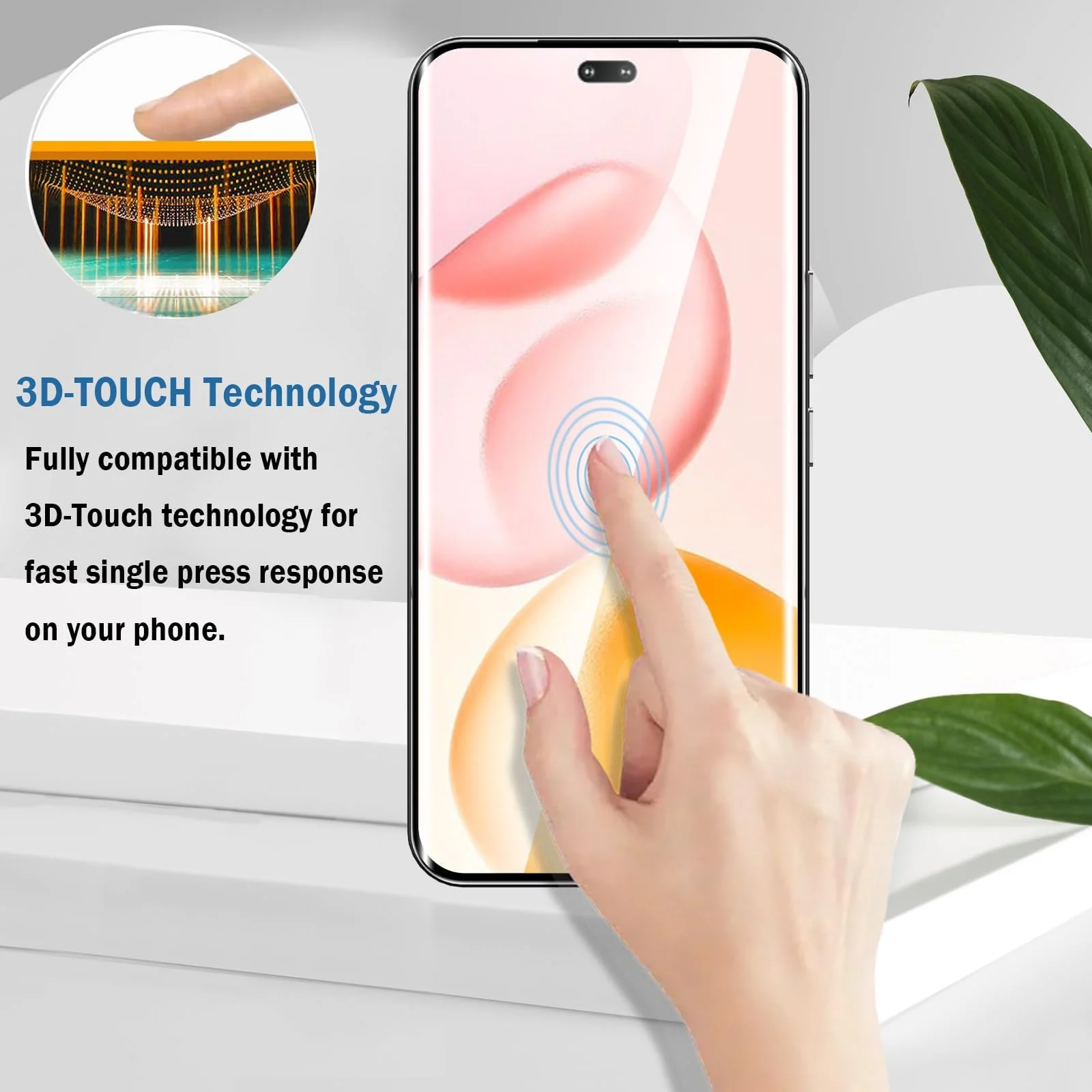DL3 Mobilak Screen Protector for Honor 400 Pro 5G, Tempered Glass Screen Saver Premium HD Protective, Scratch Resistant, NO-Bubble, 9H Hardness, Full Coverage Film - Clear