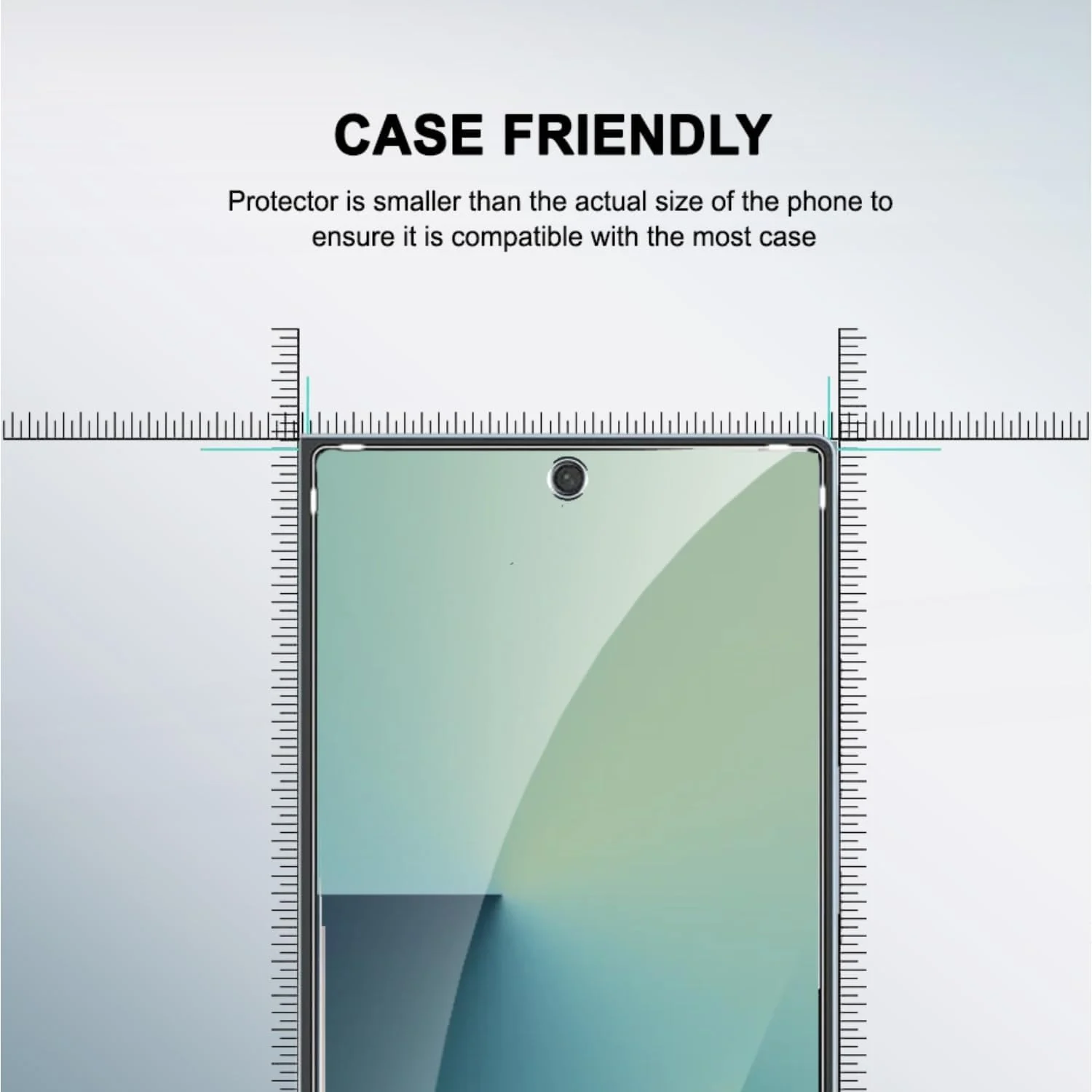 DL3 Mobilak Front Screen Protector for Samsung Galaxy Z Fold 7/Z Fold7 5G 2025, Tempered Glass Film with Easy Installation, Compatible with Cover, HD - Clear