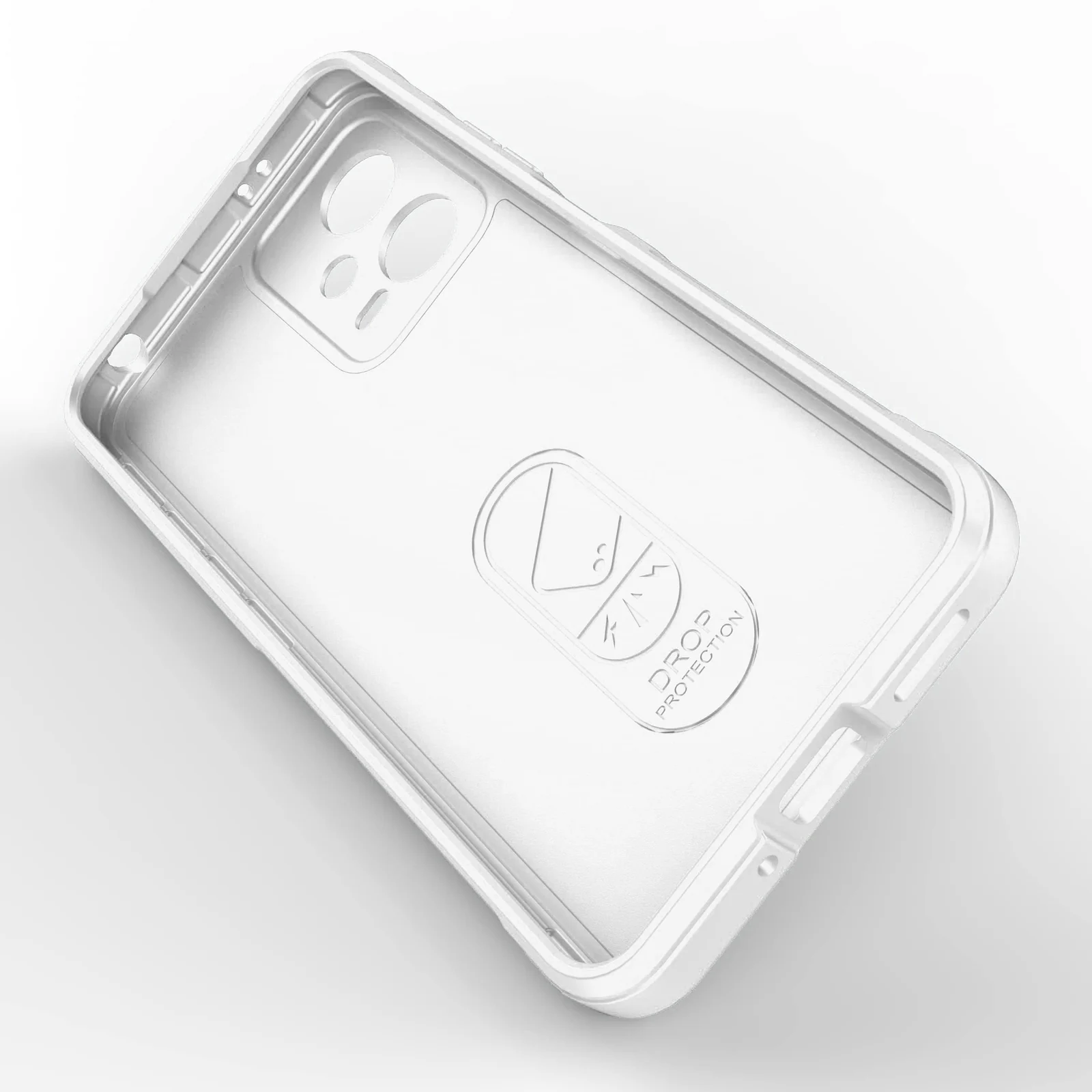 DL3 Mobilak Rugged Protective Case for Xiaomi Redmi Note 12 5G / Poco X5 5G, Camera protection, Shock-absorbing protection, Non-slip grip - White