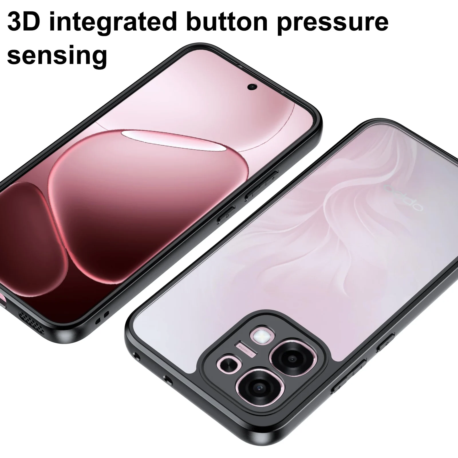 DL3 Mobilak Clear TPU Case for OPPO A6 Pro 5G / 4G, Camera protection, Shock-absorbing protection, Scratch-resistant surface - Black