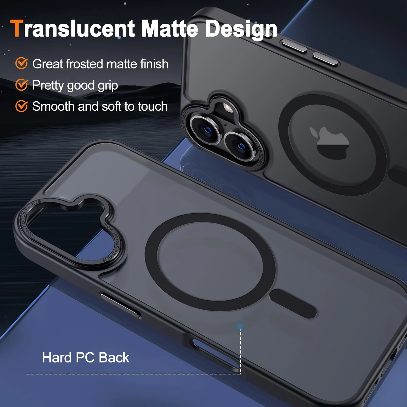 DL3 MOBILAK Protective Phone Case for Apple iPhone 17 - Black