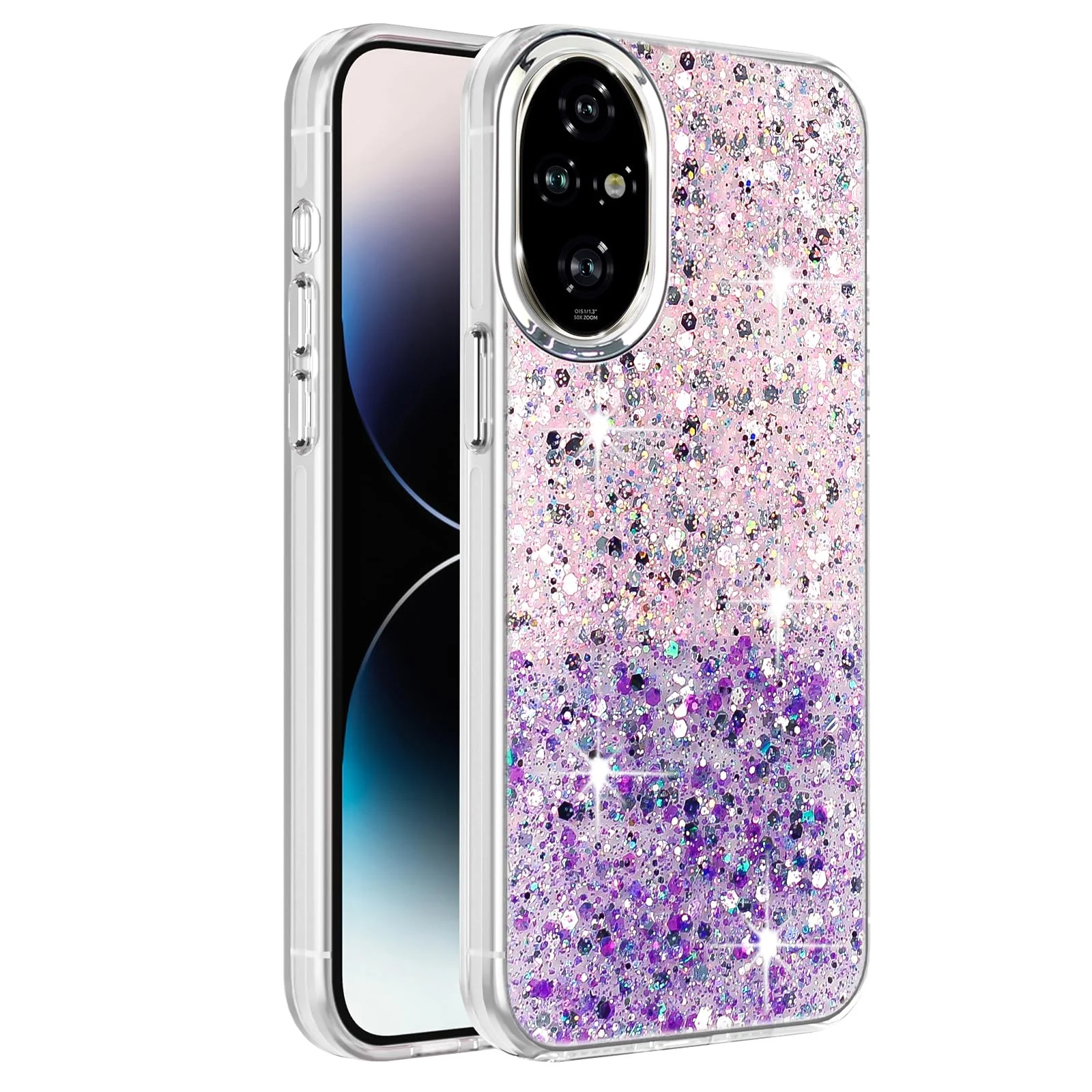 Honor 200 — DL3 Mobilak Glitter Protective Case for Honor 200, Supports wireless charging, Camera protection, Shock-absorbing protection