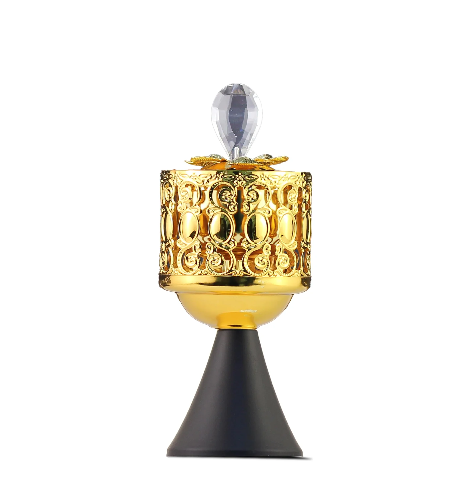 Mobigon Charcoal Incense Burner, Bakhoor Burner, Oud Frankincense Incense Burner, Vintage Arabic Burner, Suitable For Arabian Oud, Yoga, Spa and Aromatherapy, Office & Home Decor - Style 63