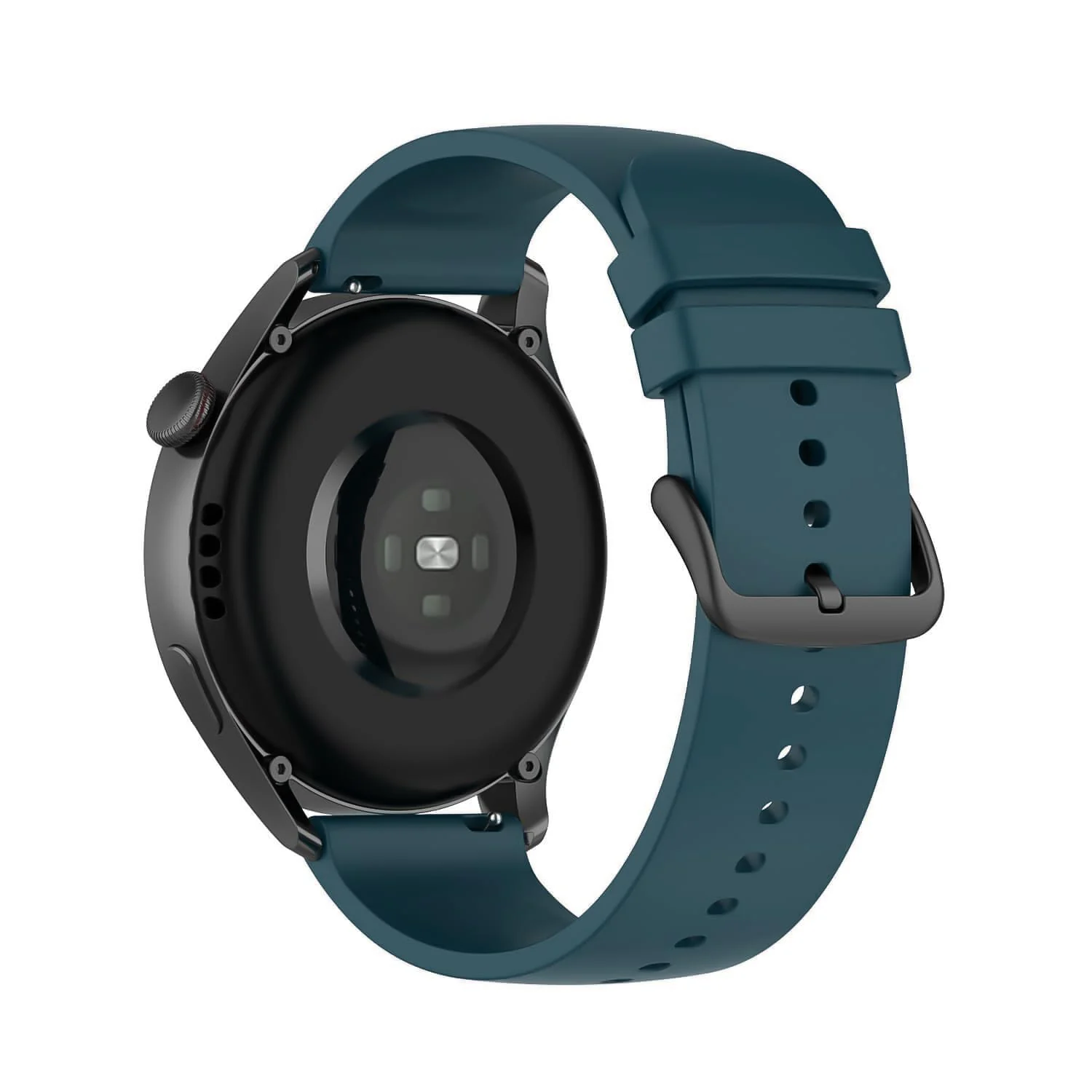 DL3 Mobilak Silicone Buckle Band 22MM Strap For Xiaomi Redmi Watch 5 Active/5 Lite/Samsung Galaxy Watch 3 45mm/Watch 46mm/Gear S3/Huawei watch GT5 GT4 GT3 GT2 GT 46MM/GT2E/GT3 Pro GT 5 Pro - Dark Teal