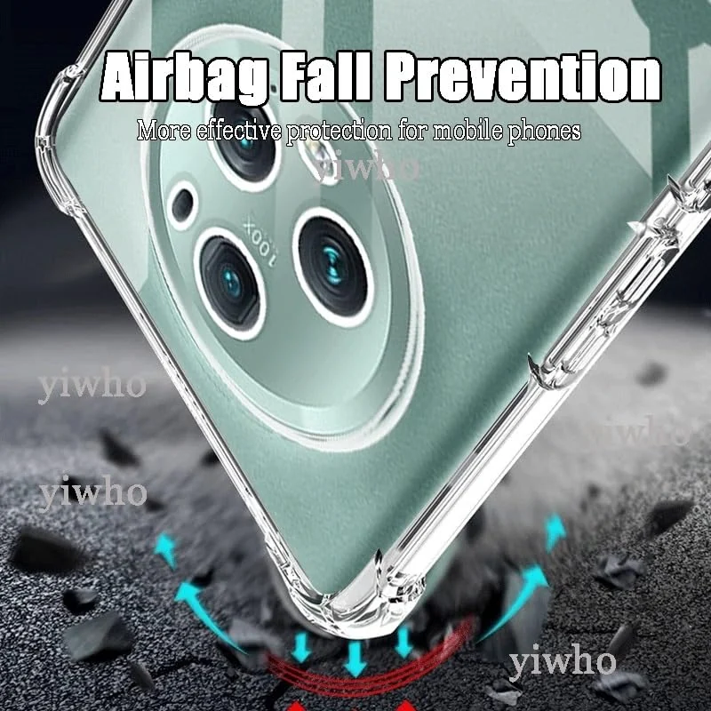 DL3 Mobilak Case Compatible with Honor Magic 5 Pro, Cover Silicone Transparent TPU Gorilla Anti-shock Protector Camera Shockproof Corners - Clear
