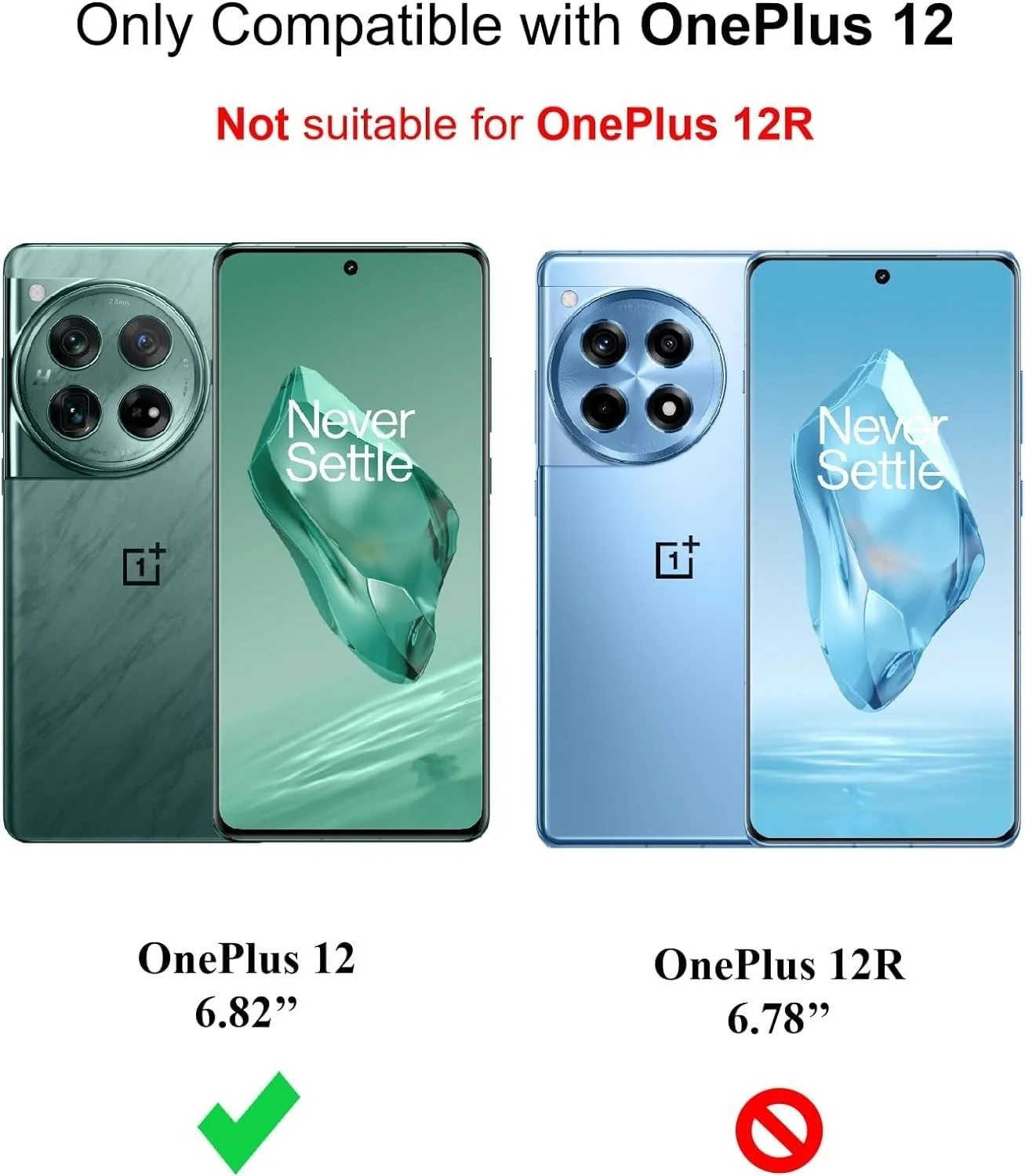 DL3 Mobilak Case Compatible with Oneplus 12 5G, Cover Silicone TPU Gorilla Anti-shock Protector Camera Shockproof Corners - Clear