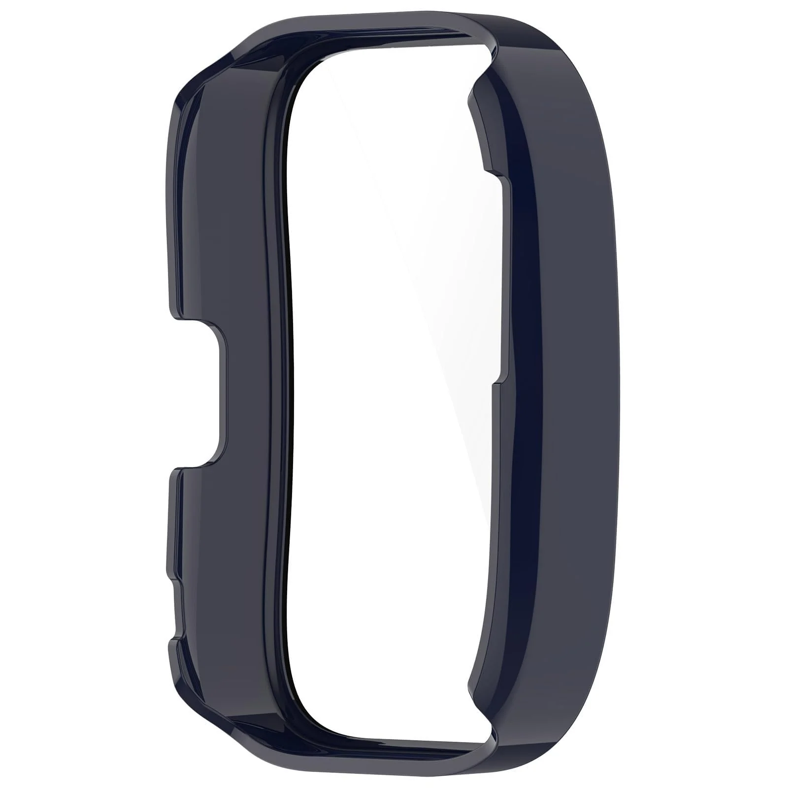 DL3 Mobilak Case with Screen Protector for Amazfit Bip 5, Bumper Full Coverage Hard PC Overall Protective Cover, Built-in Tempered Glass Film High Sensitivity For Amazfit Bip 5 (A2215) - Blue