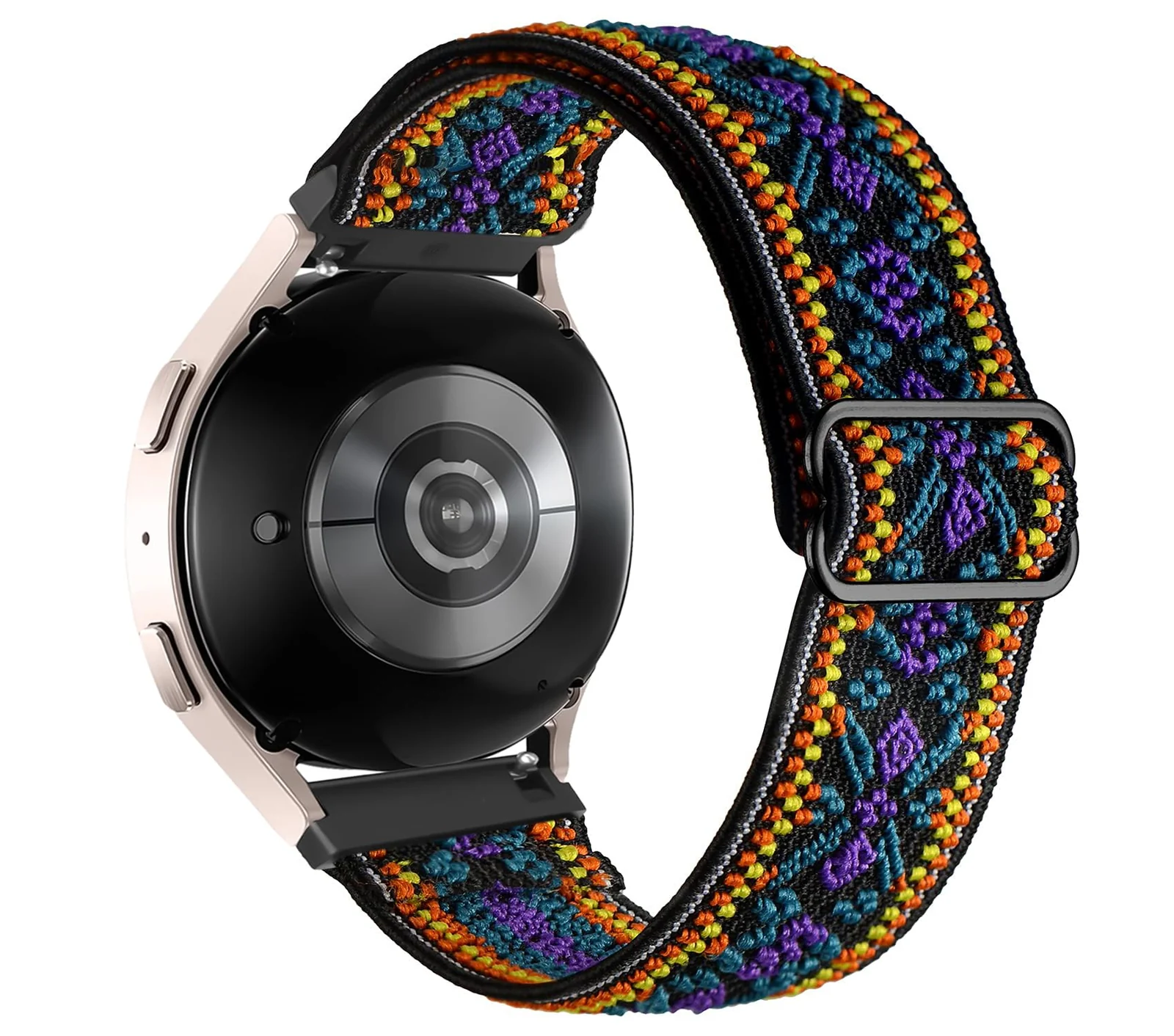DL3 MOBILAK Strap Nylon Loop 20MM Band Compatible with Samsung Galaxy Watch 7/6/5/4 40mm 44mm/Watch 5 Pro 45mm/S2 classic/active 2 40mm 44mm/Amazfi GTS 2/2e/3/3 Pro/4/GTS 2 Mini/3 Mini/4 Mini/Bip3