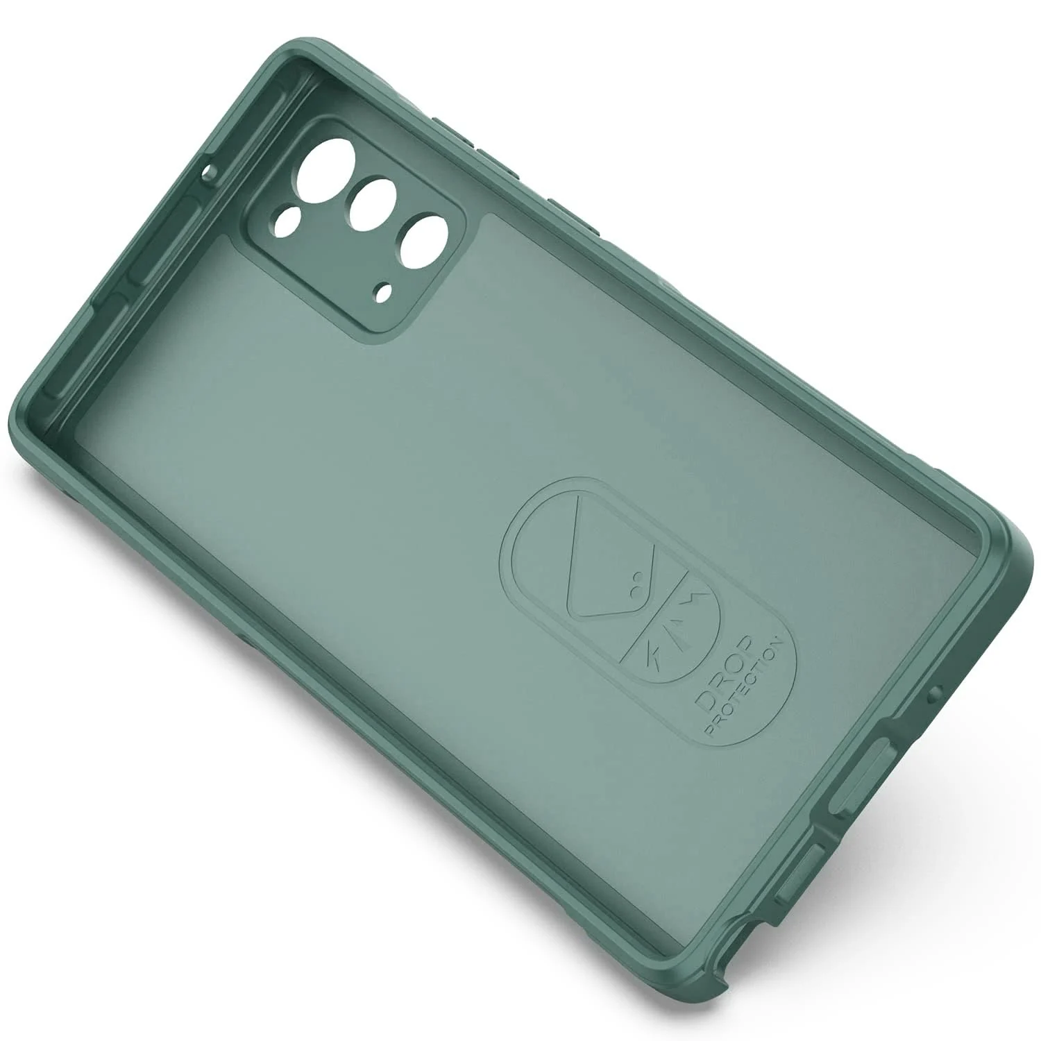 DL3 Mobilak Soft Silicone Protective Case for Samsung Galaxy Note 20 5G with Camera Protection and Shockproof Design - Green