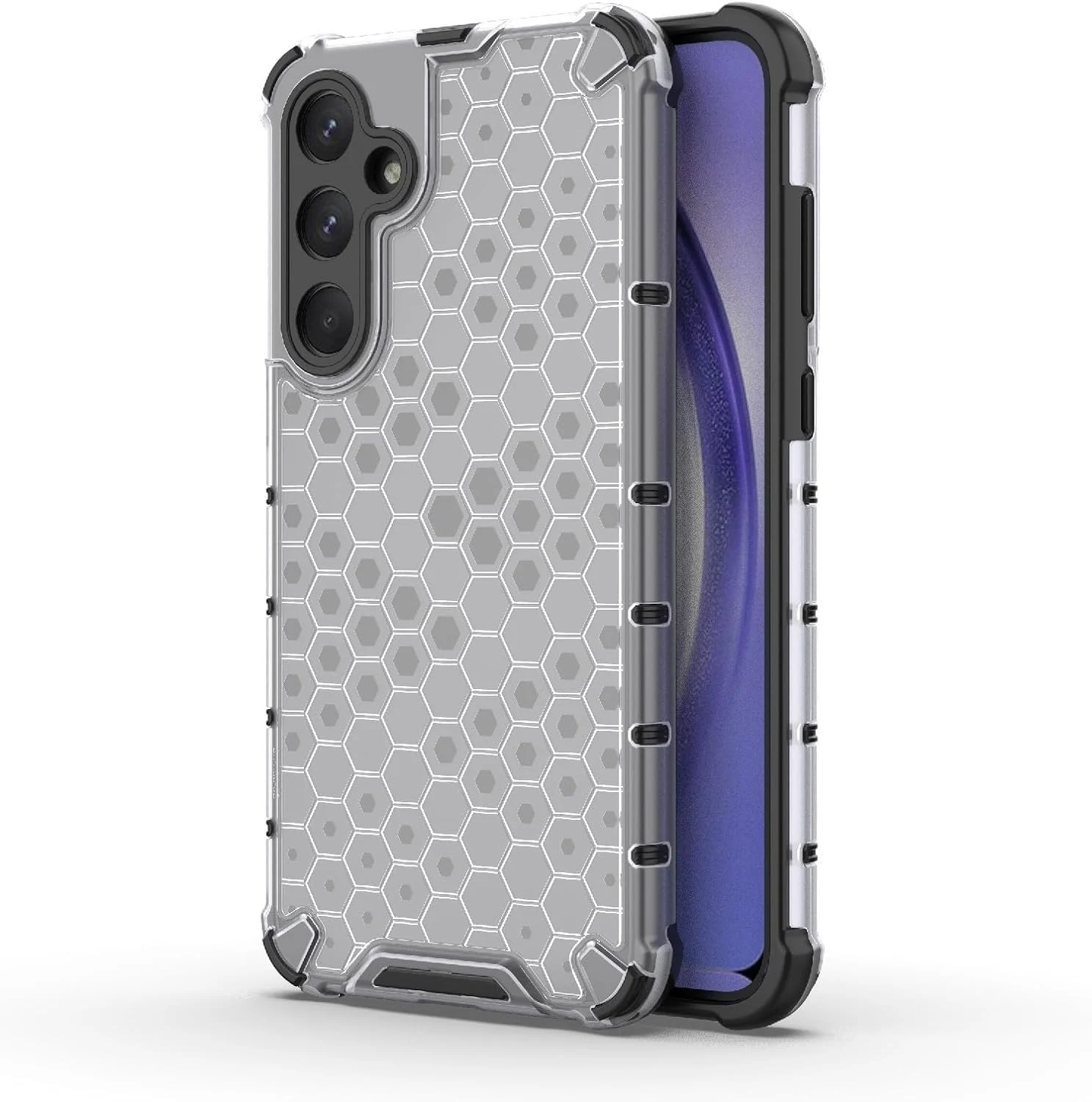 DL3 Mobilak Clear PC and TPU Protective Case for Samsung Galaxy A05S with Shockproof Design - Clear