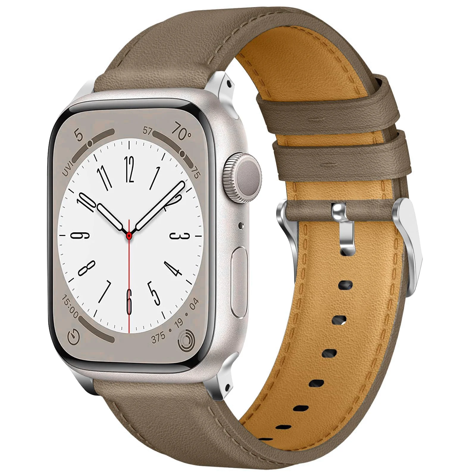 Apple Watch Ultra / Ultra 2 49MM 45MM 44MM 42MM — DL3 Mobilak Compatible with Apple Watch Band 49mm 46mm 45mm 44mm 42mm Leather Band Replacement Strap, Soft Leather Bracelet for iWatch Series 11 10 9 8 7 6 5 4 SE SE2 Ultra 3 2 1