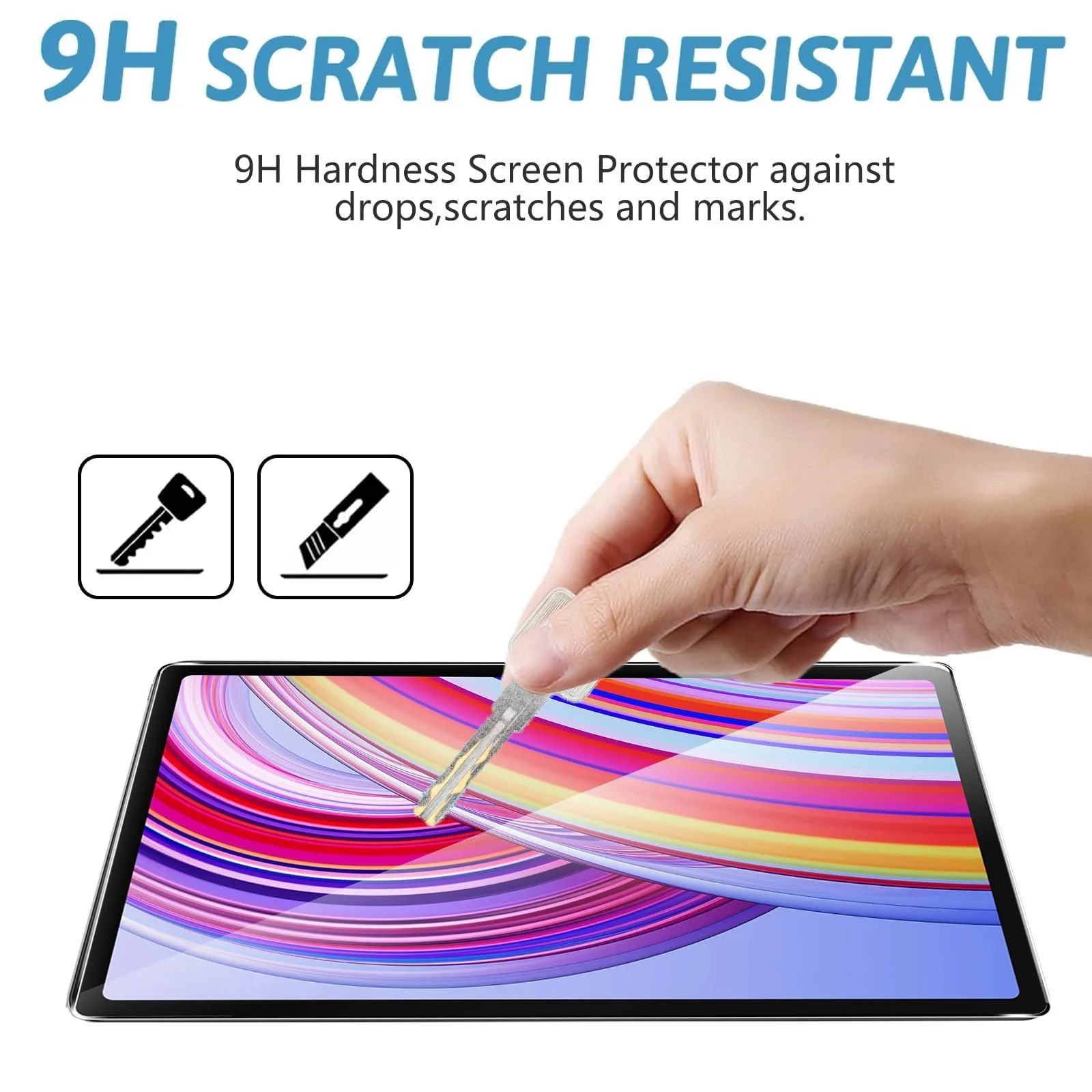 DL3 Mobilak Screen Protector For Xiaomi Redmi Pad Pro 2024 12.1 Tablet Tempered Glass Film [HD Crystal ] [Easy Installation] [Scratch Resistant] [9H Hardness] - Clear