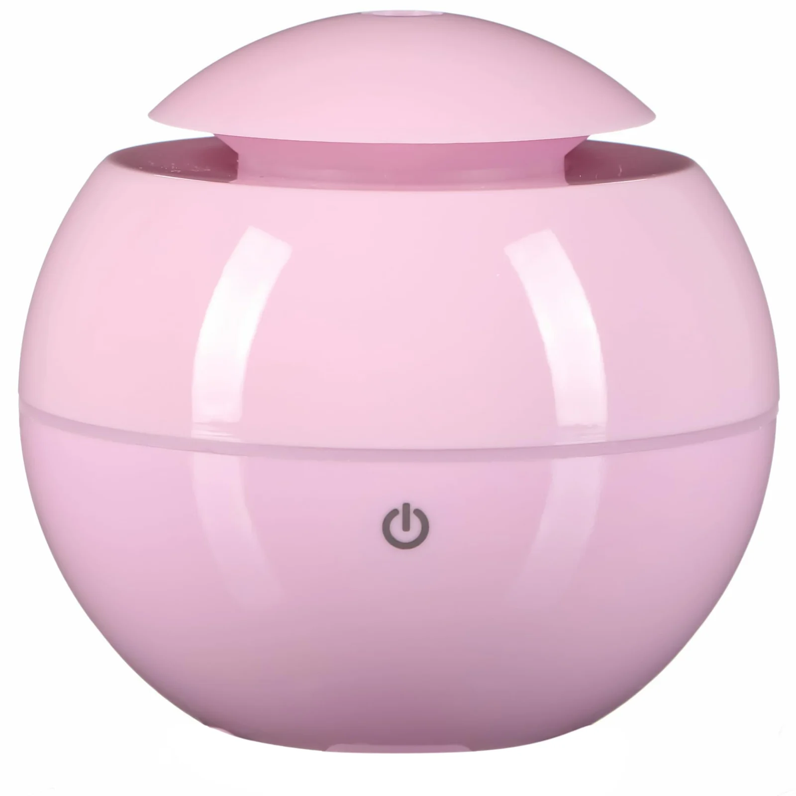Mobigon Wood Cool Mist Ultrasonic Humidifier for Room Moisture, Aroma Diffuser for Home, 200ml Essential Oil Diffuser with 7 Colorful Night Light, Auto Shut-Off, Home, Office, car - C.Pink