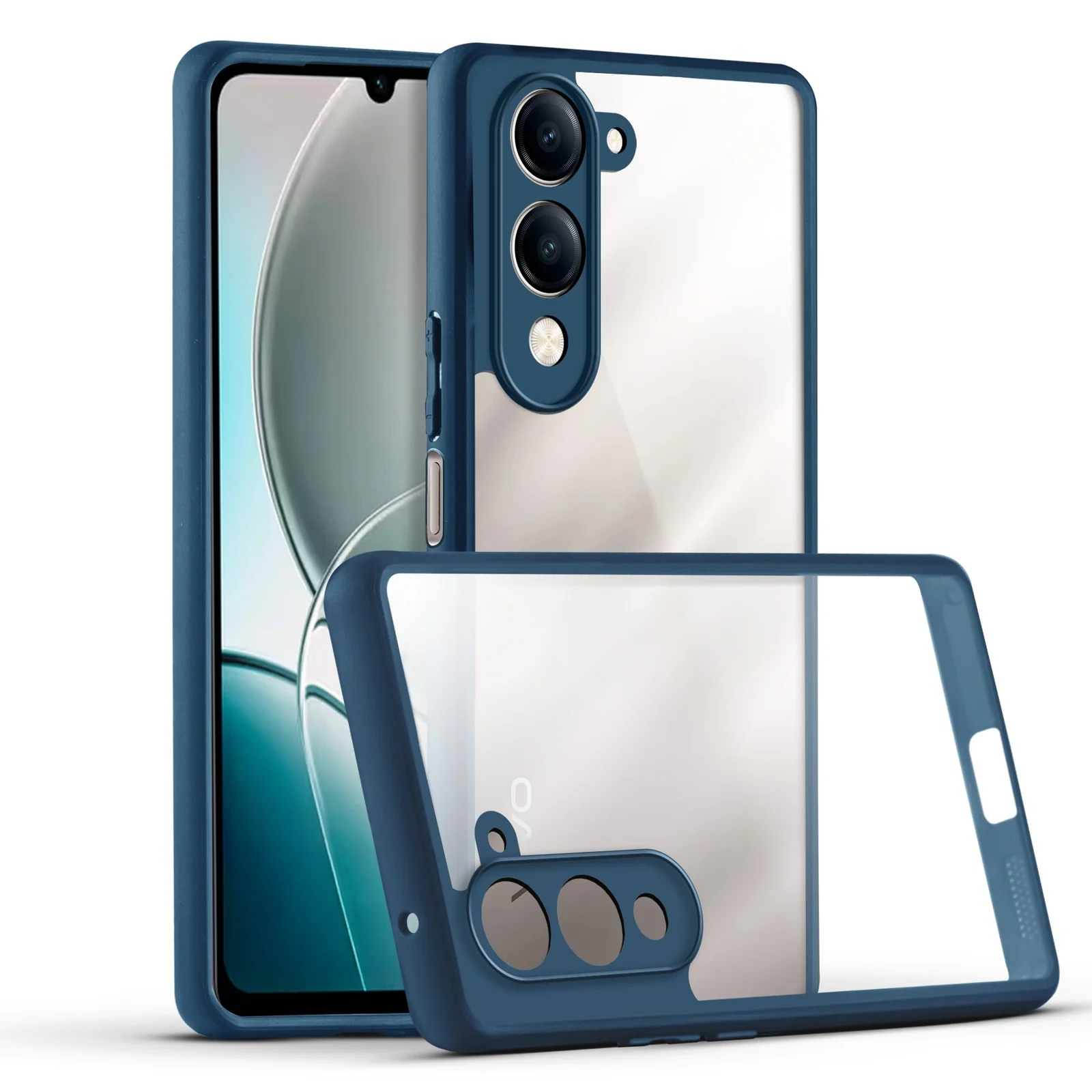 DL3 Mobilak Rugged Protective Case for vivo Y04 / vivo Y29s 5G, Camera protection, Shock-absorbing protection, Scratch-resistant surface - Blue