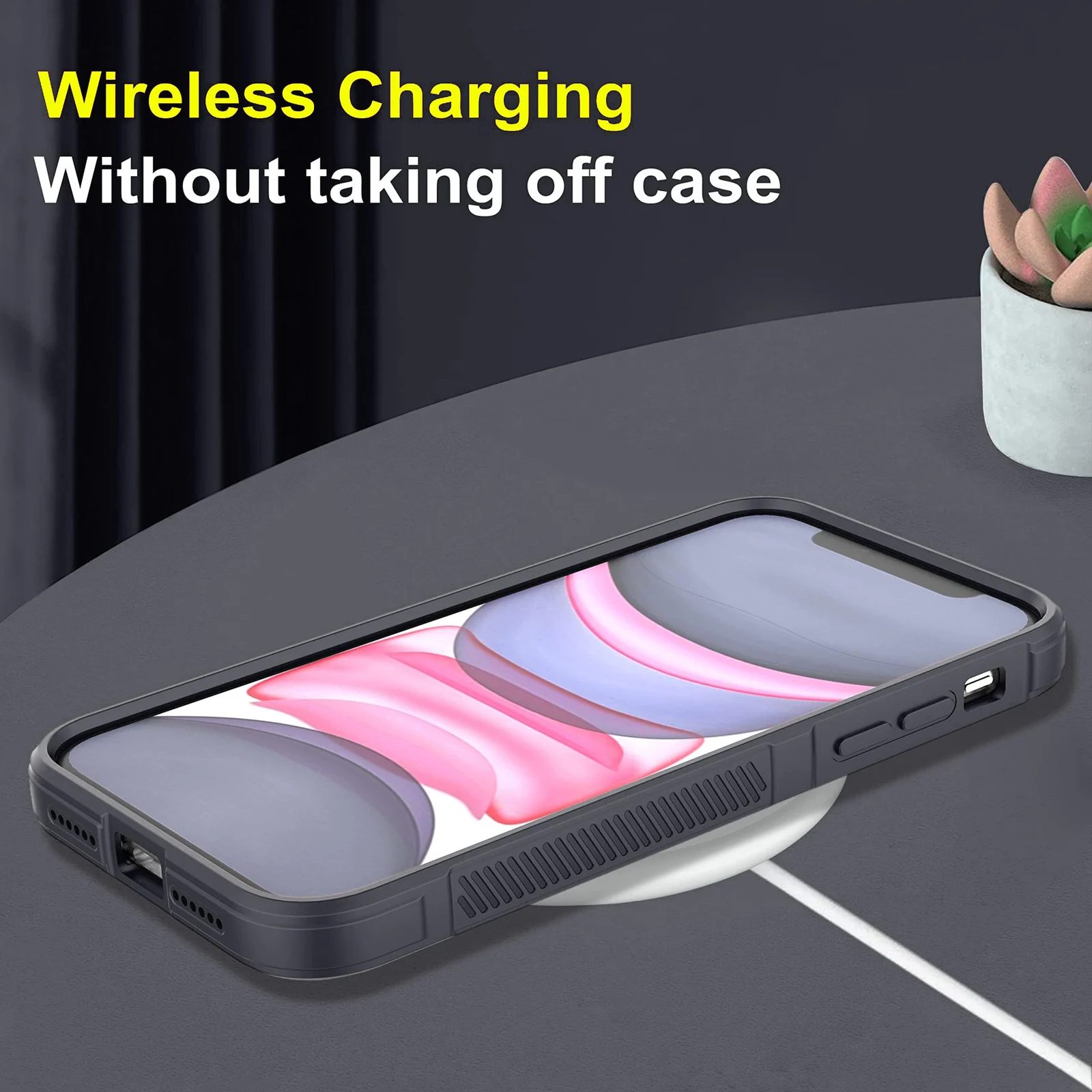 DL3 Mobilak Flexible Silicone and TPU Protective Case with Camera Protection for OPPO Find X8 Pro - Dark Gray