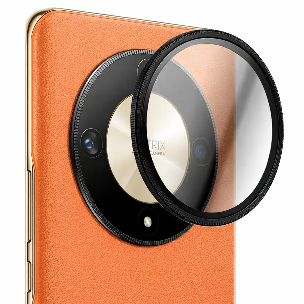 DL3 Mobilak Camera Lens Protector for Honor X9c/Honor X9b Accessories, 9H Tempered Glass Metal Individual Ring Camera Cover Screen Protector, Case Friendly, Anti Scratch
