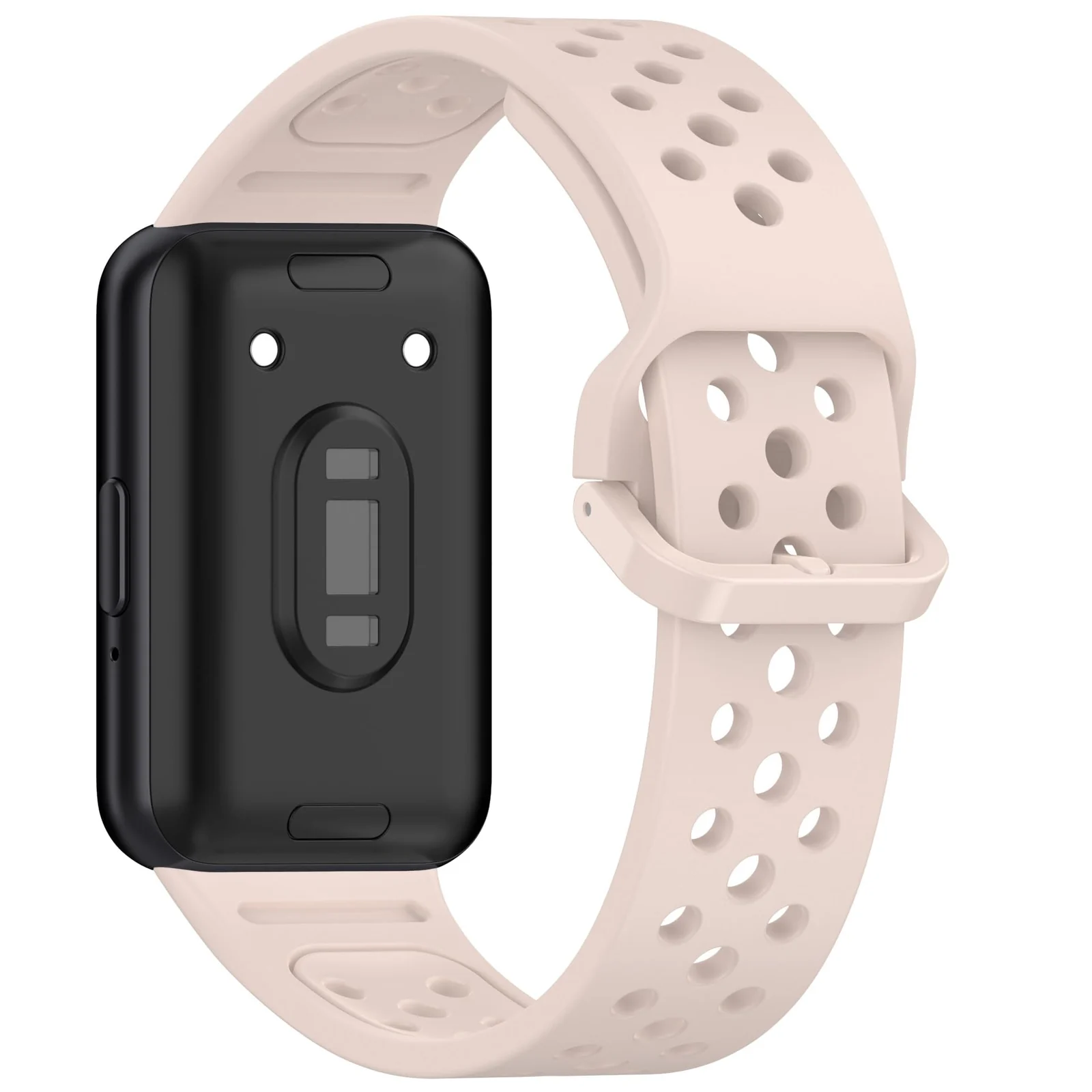 DL3 Mobilak Strap for Samsung Galaxy Fit 3 SM-R390, Women Men Armband, Two Colours Silicone Adjustable Replacement Soft Strap for Samsung Galaxy Fit 3 SM-R390 Fitness Tracker - Pink