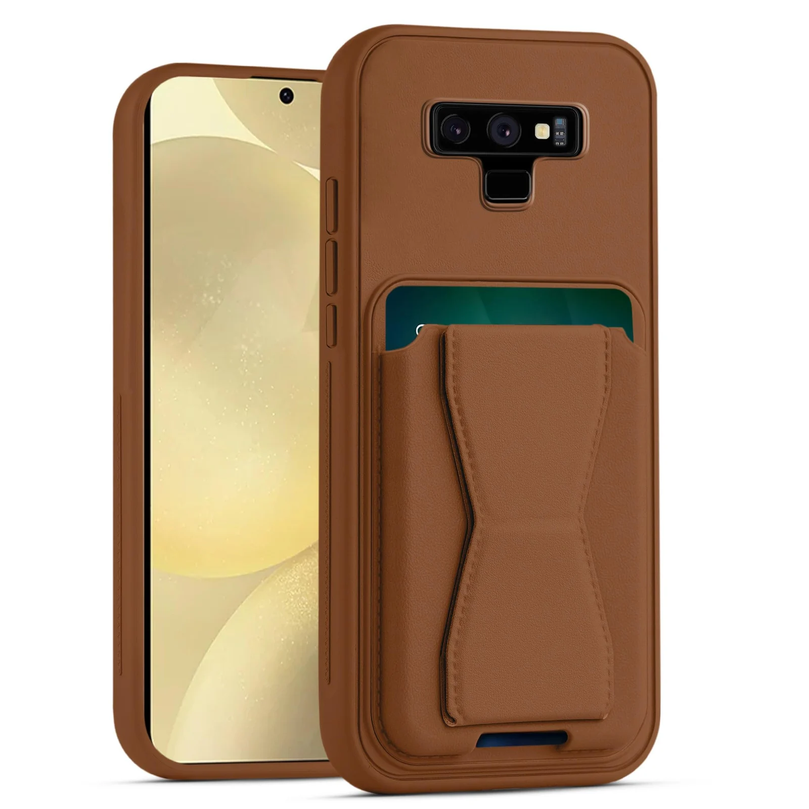 Samsung Galaxy Note 9 — DL3 Mobilak Leather Wallet Case for Samsung Galaxy Note 9, Camera protection, Shock-absorbing protection, Built-in kickstand