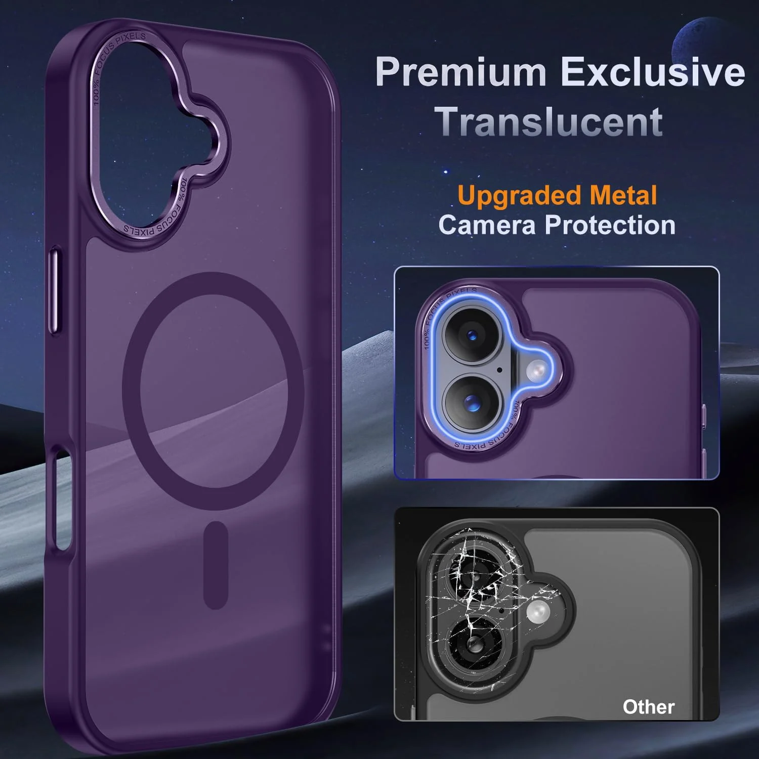 DL3 MOBILAK Protective Phone Case for Apple iPhone 17 - Purple