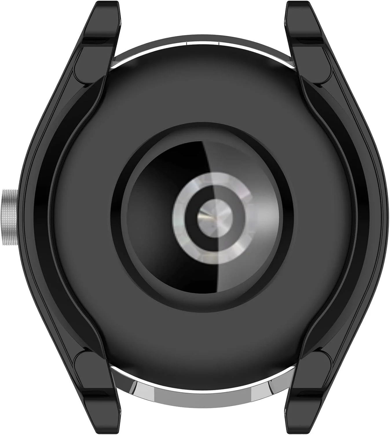 DL3 Mobilak Case Compatible for Huawei Watch Buds Screen Protector, Soft TPU Silicone Bumper Case Shockproof Scratch Resistant Full Coverage Shell Protective Case Cover for Huawei Watch Buds - Black