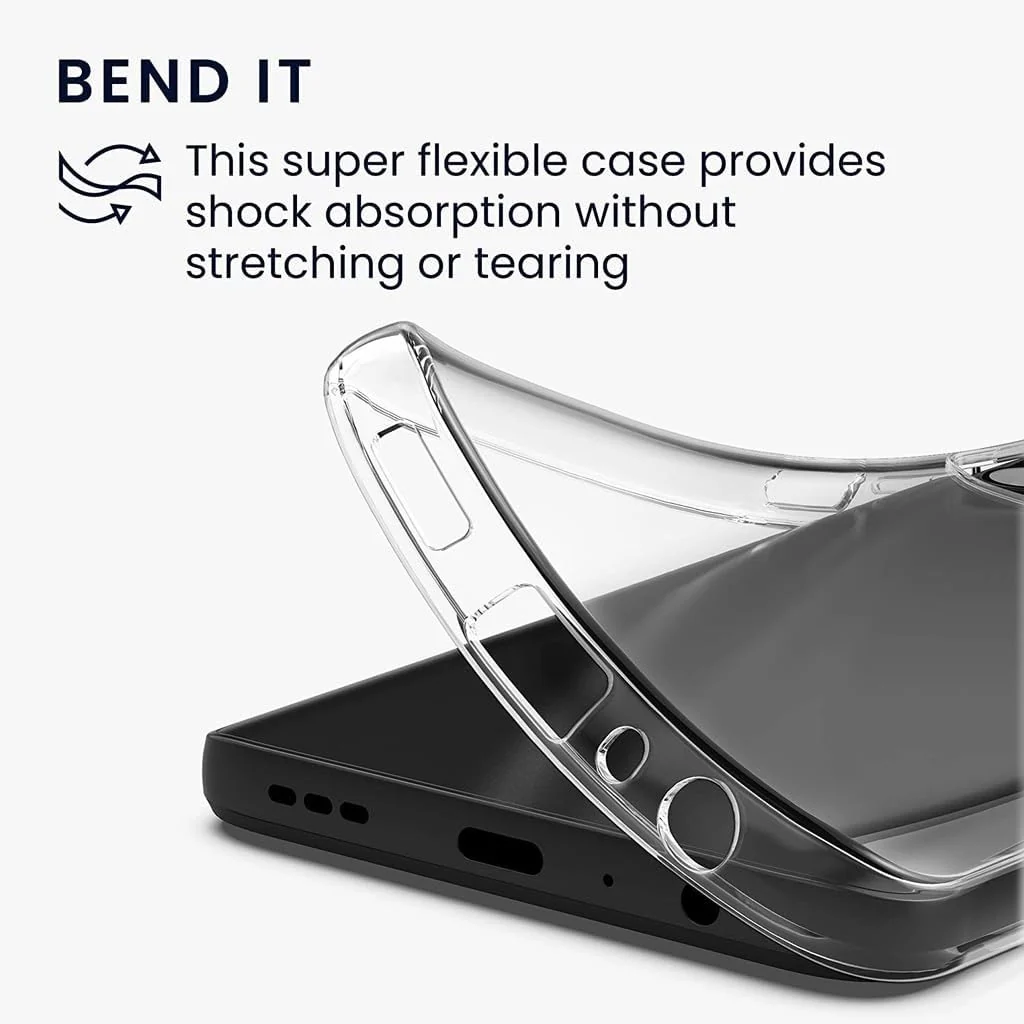 DL3 Mobilak Case Compatible with vivo V40 5G/V40 Pro 5G/vivo S19 Pro, Case Crystal Soft TPU Gel Case Flexible Silicone Anti-Scratch Camera Protection TPU Cover - Clear