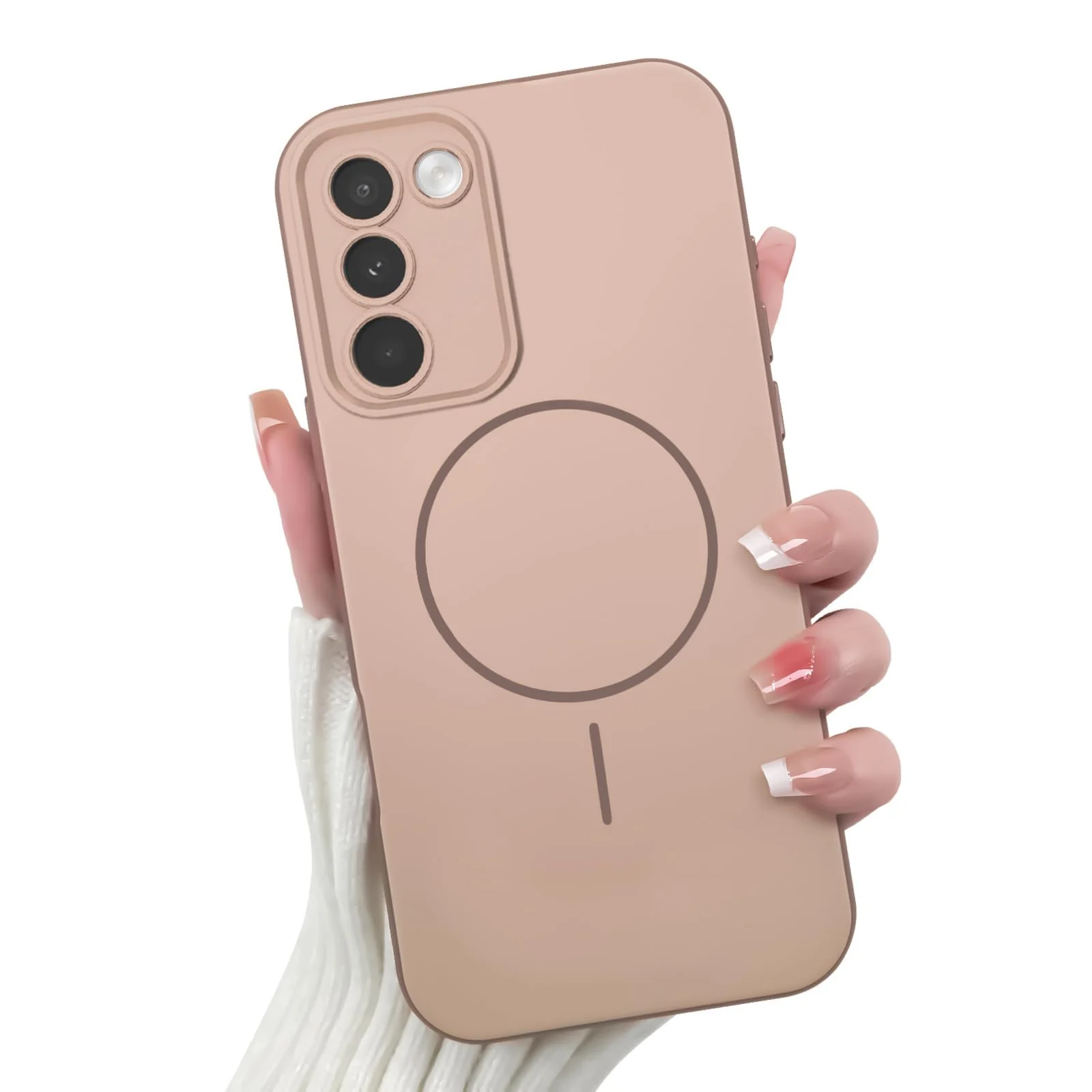 Mobigon Case For realme C100 Slim Design [Not Compatible with MagSafe] Soft Silicone Case Flexible TPU Anti-Scratch Protective Cover with Full Camera Protection