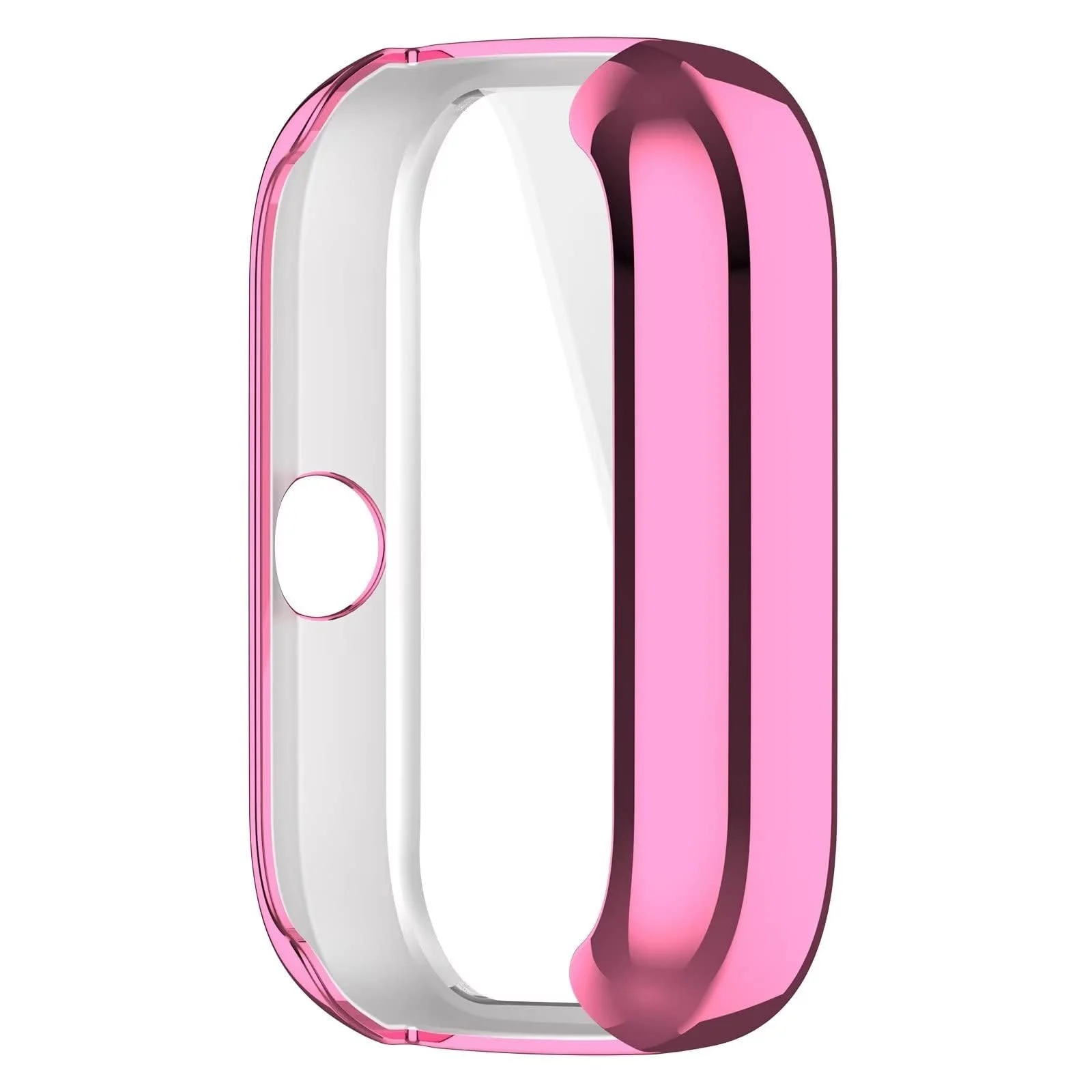 DL3 Mobilak Case Compatible with Amazfit Bip3 Pro/Amazfit Bip 3 Case All-Around Screen Protector Watch Soft TPU Shockproof Cover Slim Guard Thin Bumper Shell Protector - Pink