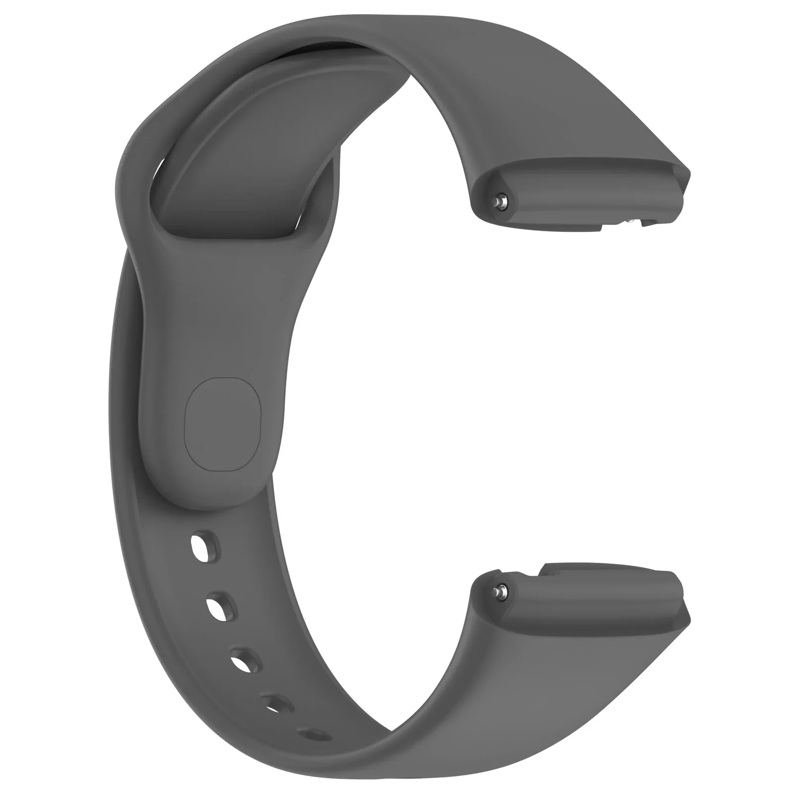 DL3 Mobilak Strap Silicone Compatible With Xiaomi Redmi Watch 3 Active/Redmi Watch 3 Lite, Sport Silicone Watch Band Wrist Strap, Bracelet Wristband Wrist Strap - Space Grey