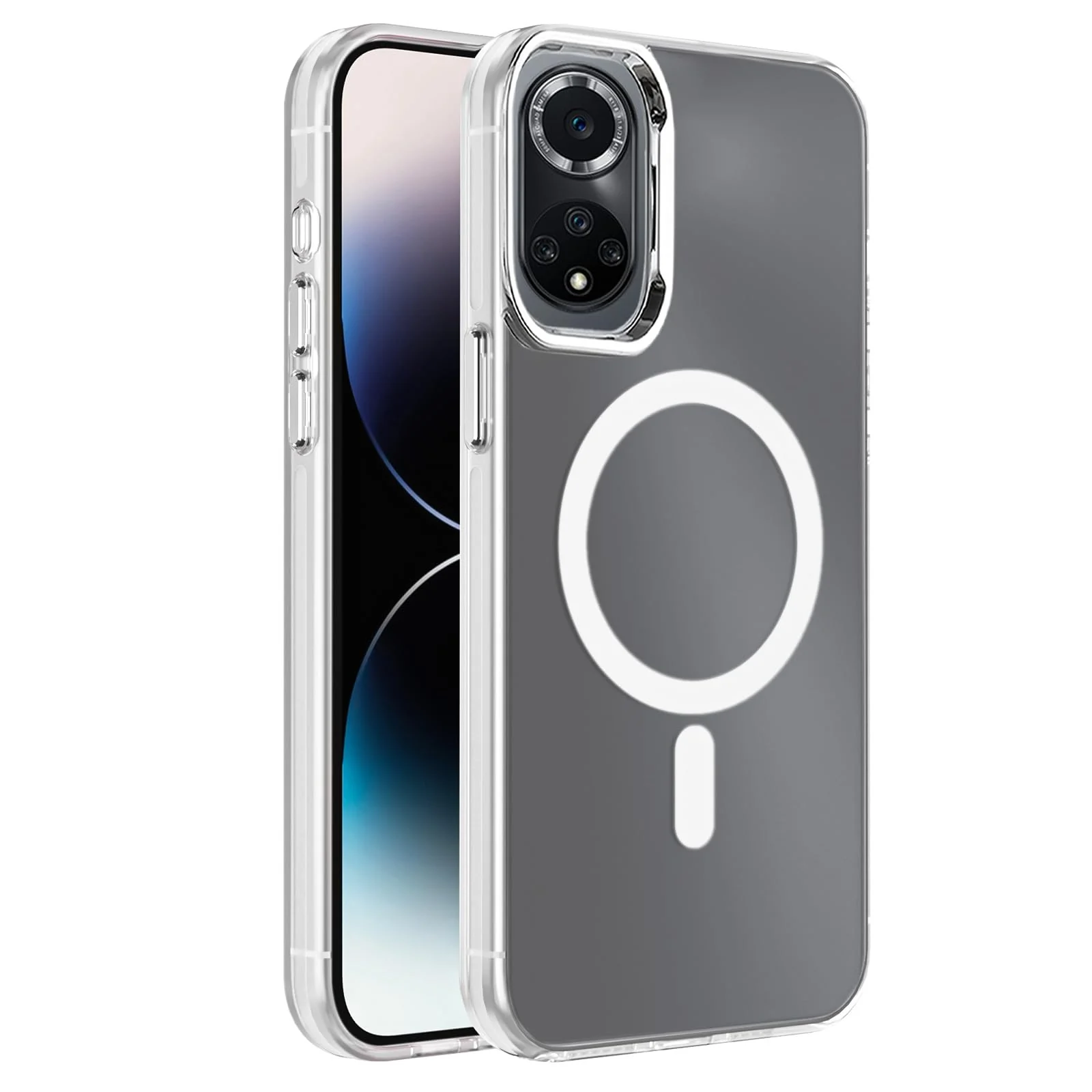 DL3 Mobilak Case For Honor 50 / Huawei Nova 9 Case Crystal [Not Compatible with MagSafe] Soft TPU Gel Case Flexible Silicone Anti-Scratch TPU Cover - Clear