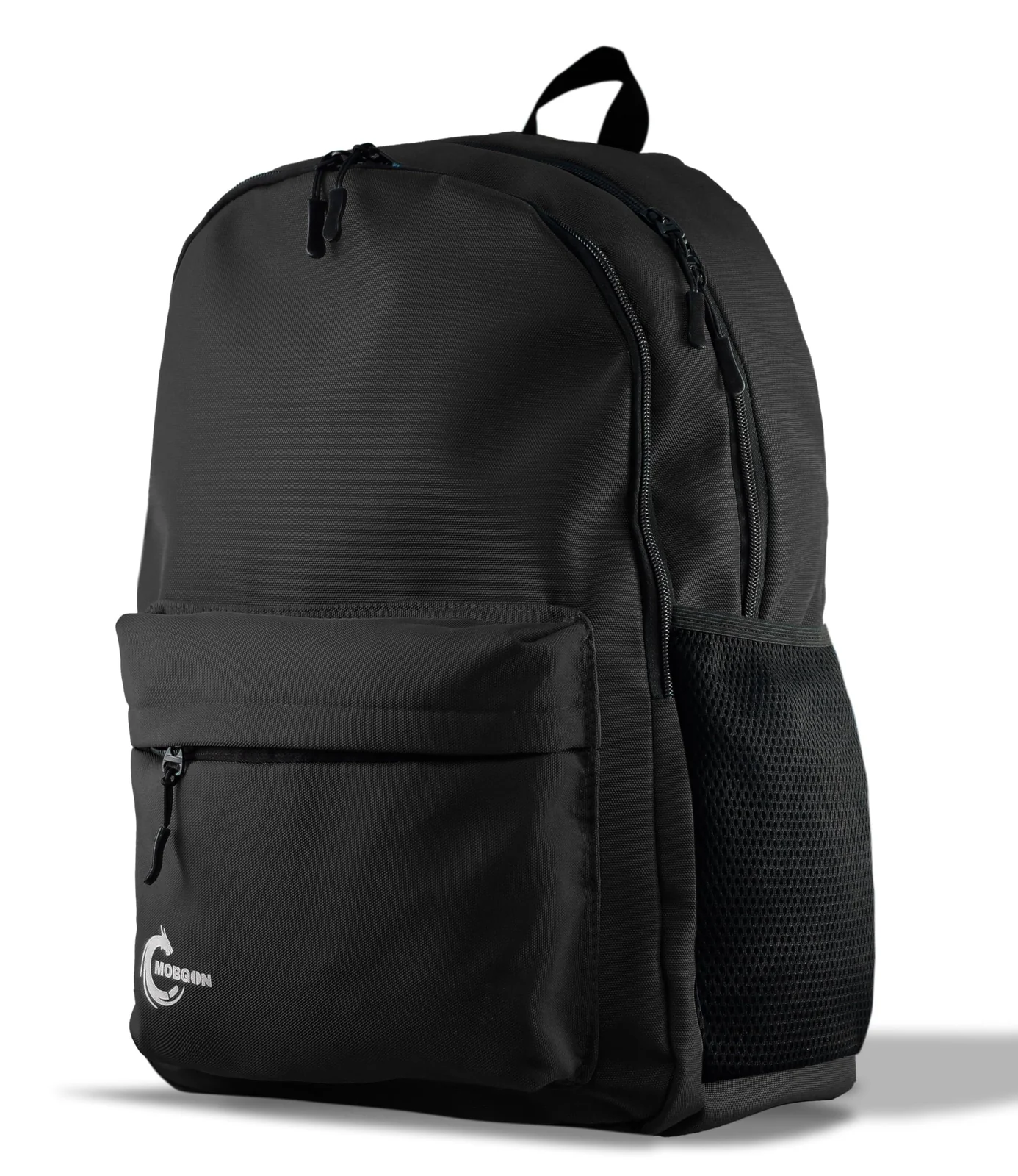 Mobigon Backpack for Student, School Bag, Large Capacity Backpack, Aesthetic Bookbag, Fashion Simple Casual Daypacks for Men Women, For School Shopping Travel Sports Vacation - Black