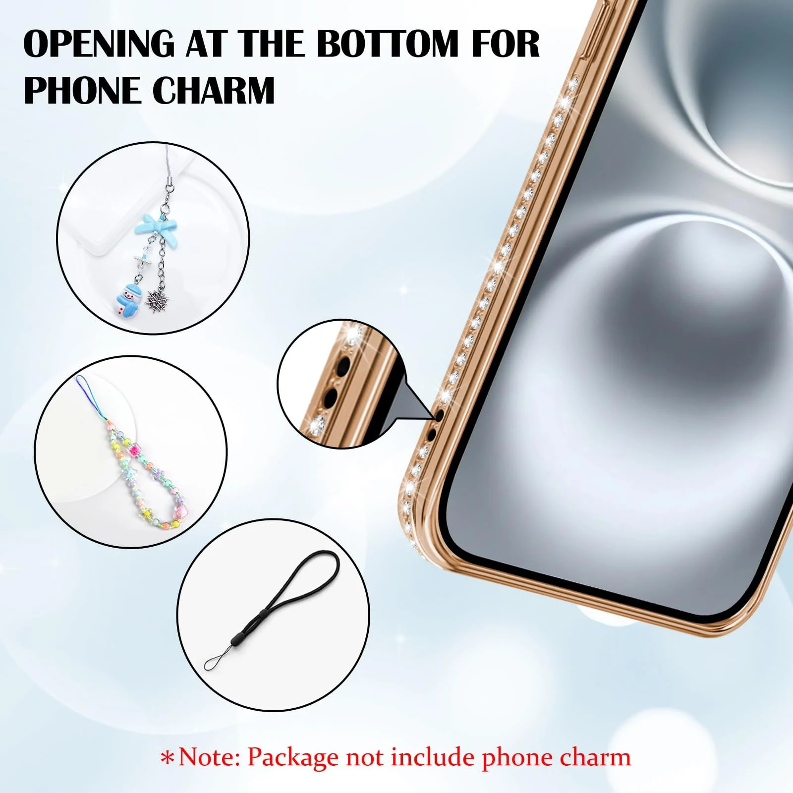DL3 Mobilak MagSafe-Compatible Magnetic Case for iPhone 16 with Camera Protection and Magnetic Car-Mount Support - Gold