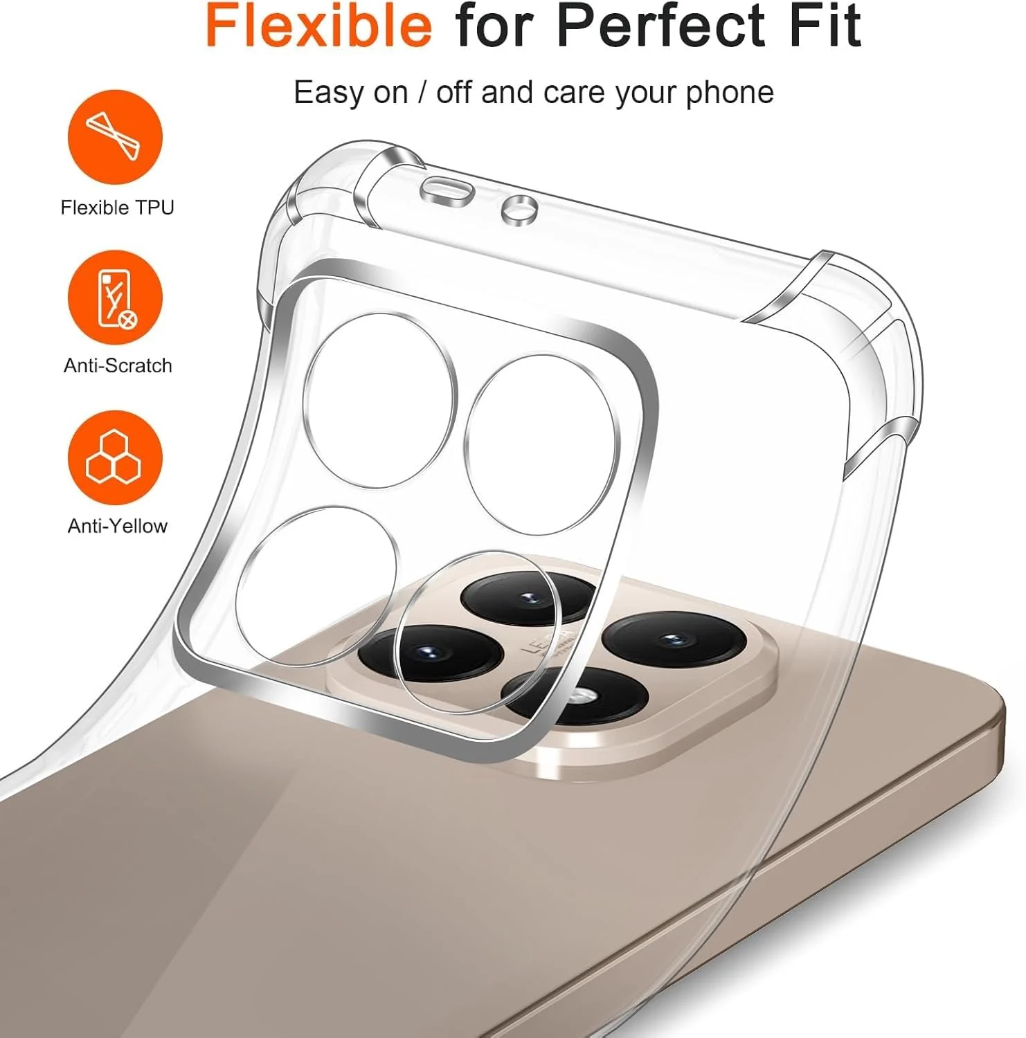 DL3 Mobilak Clear Protective Case for Xiaomi 15T - Clear